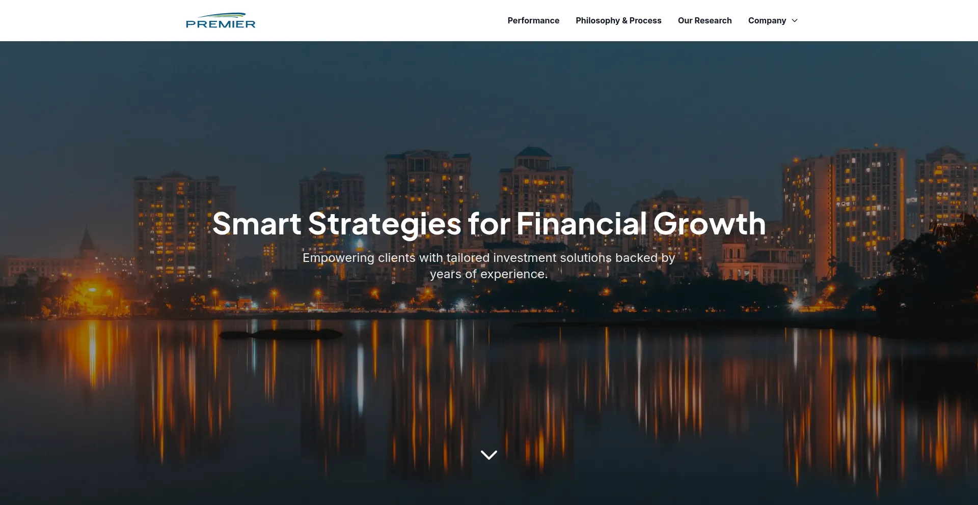 Website screenshot of Premieron.com