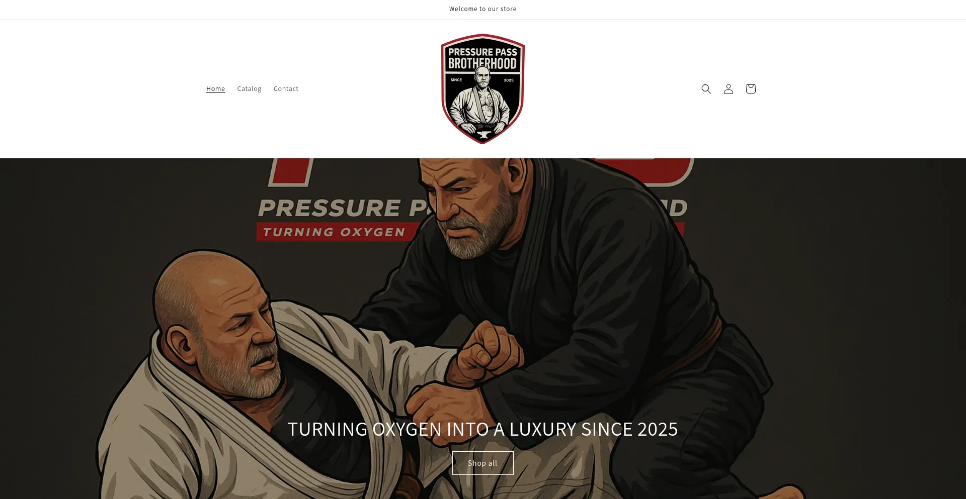 Website screenshot of Pressurepassbrotherhood.com