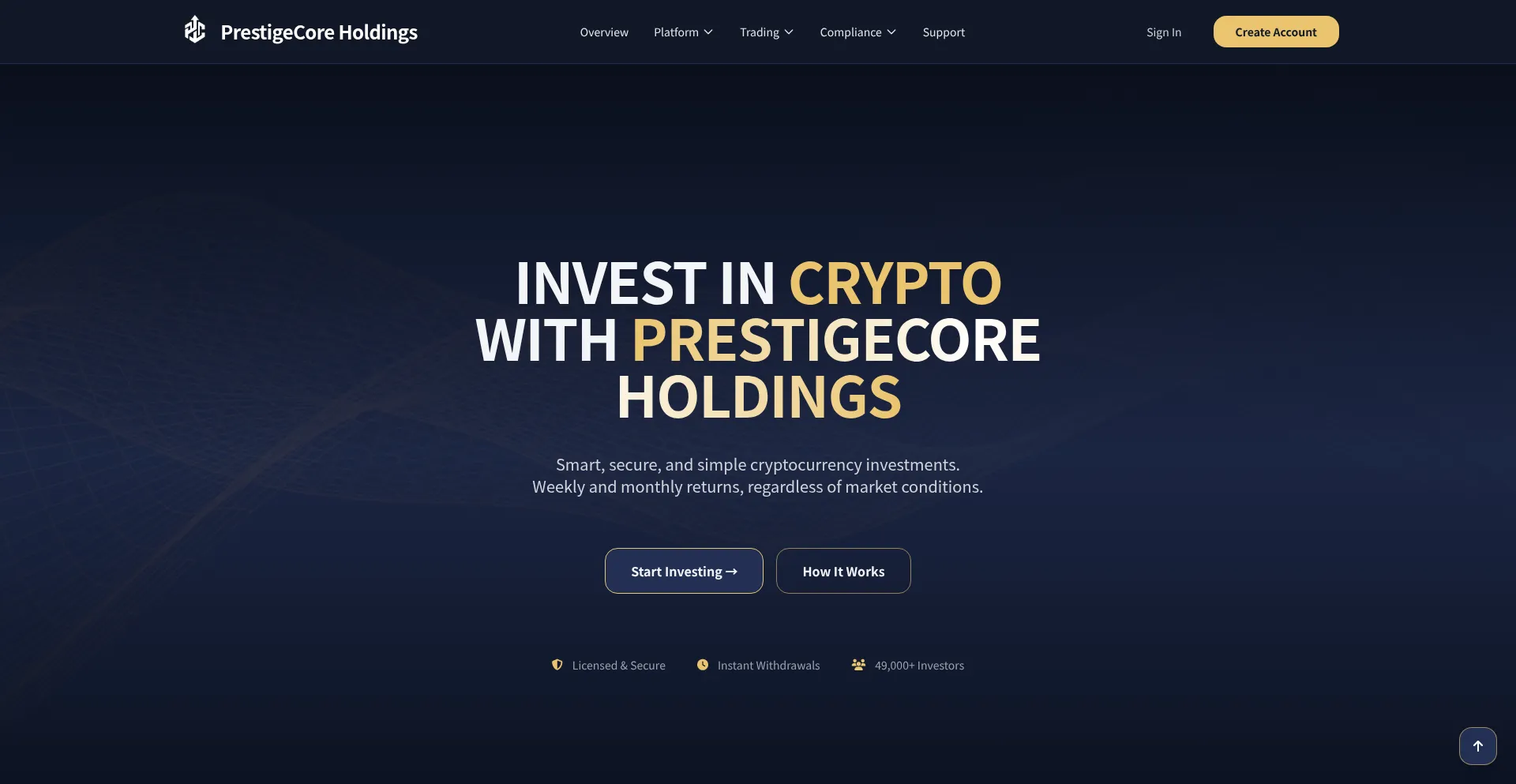 Prestigecoreholdings.com