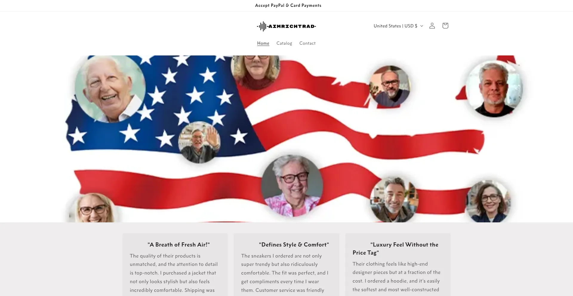 Website screenshot of Prfcvgklwe.shop