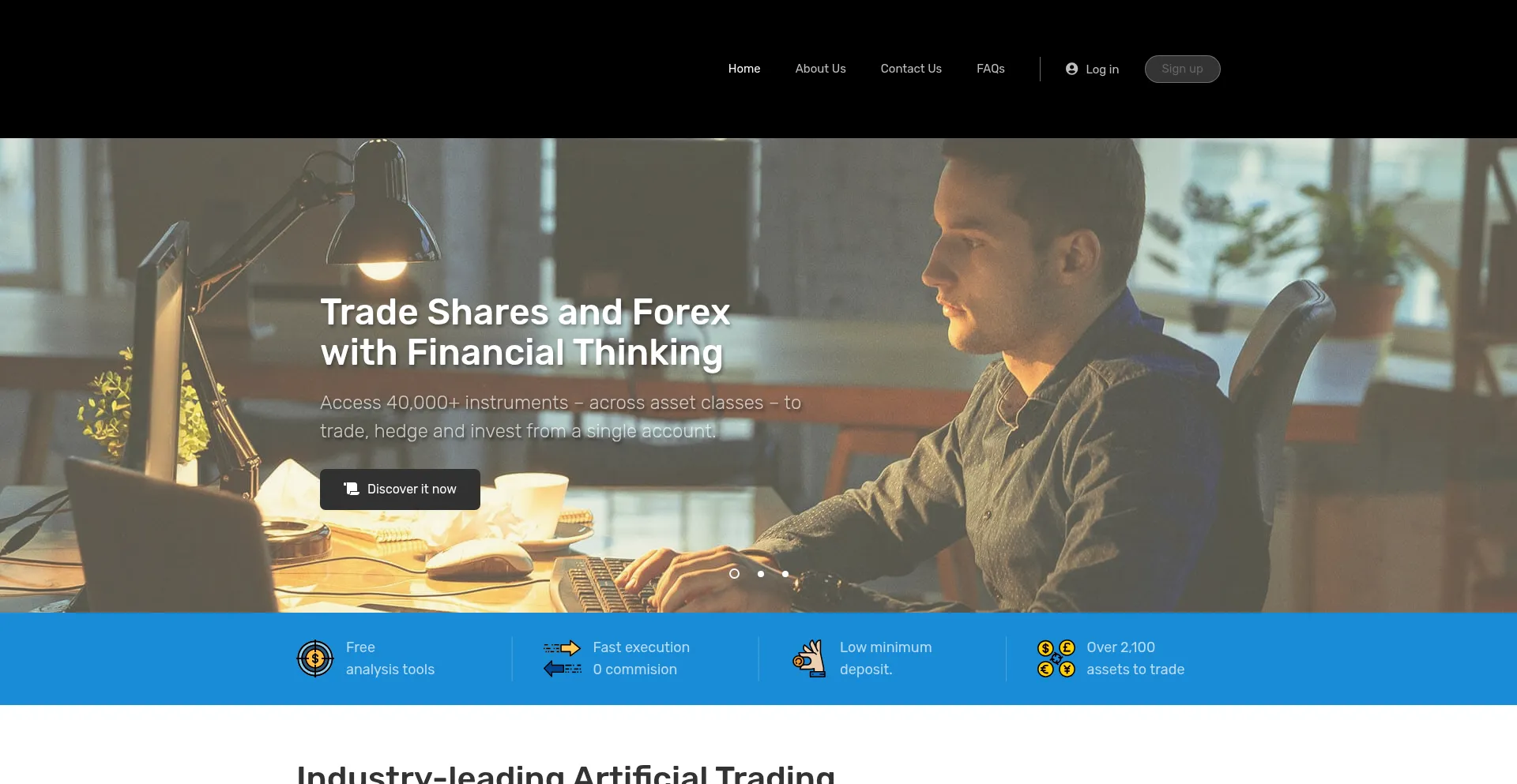 Website screenshot of Primemechanism.com