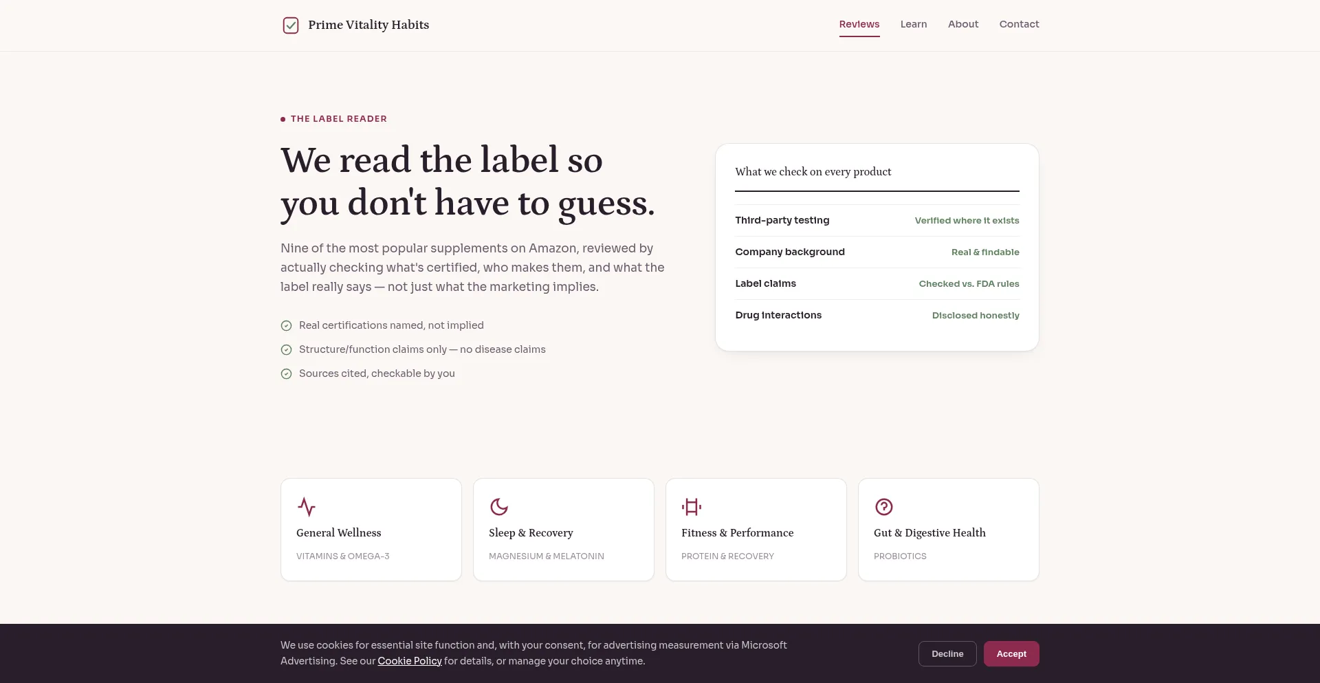Primevitalityhabits.com