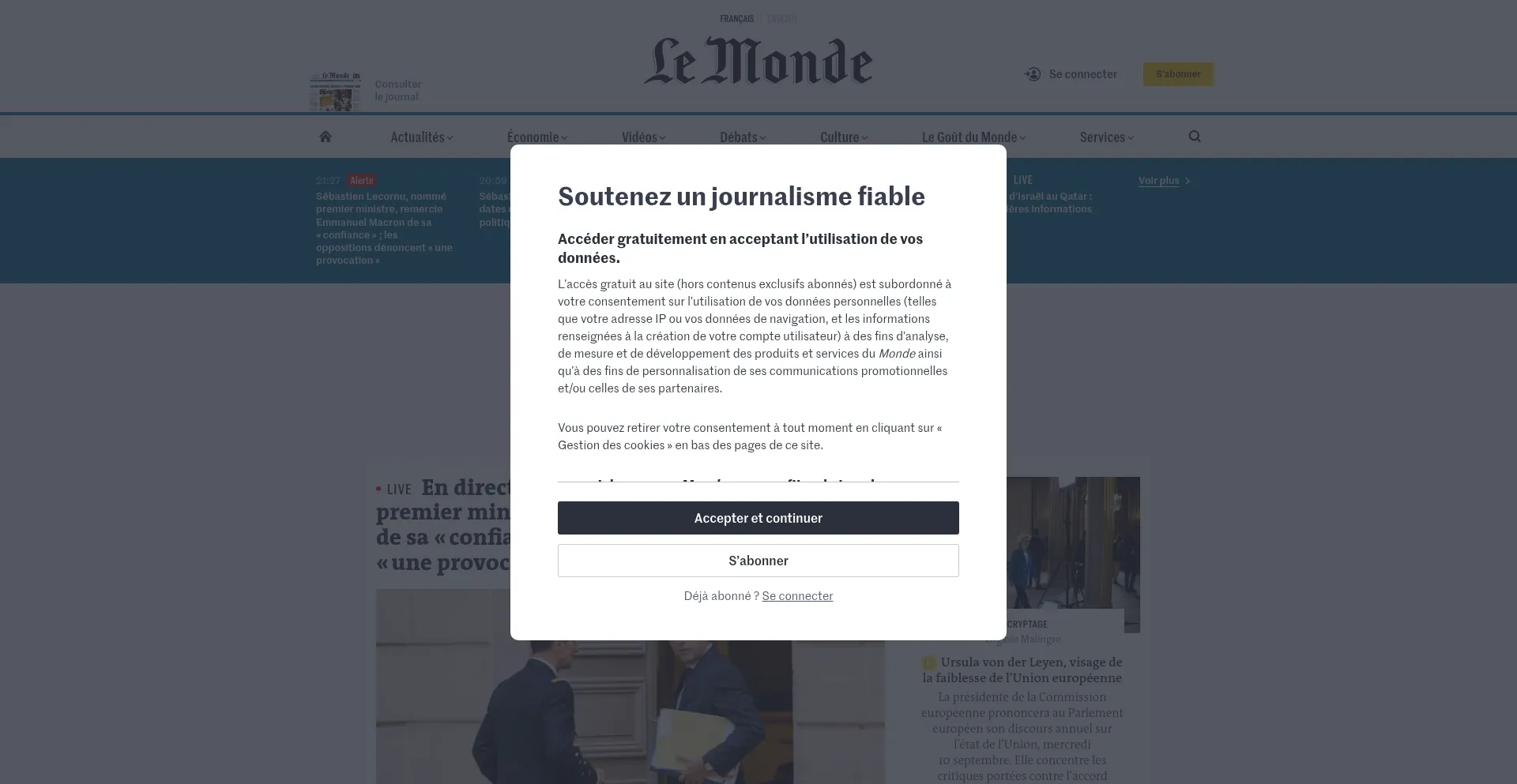 Website screenshot of Prioritaire-coursiers.com