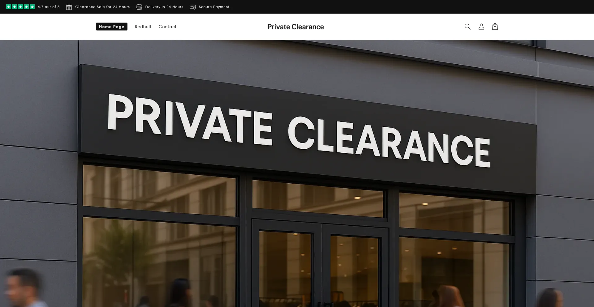 Website screenshot of Privateclearance-usa.com