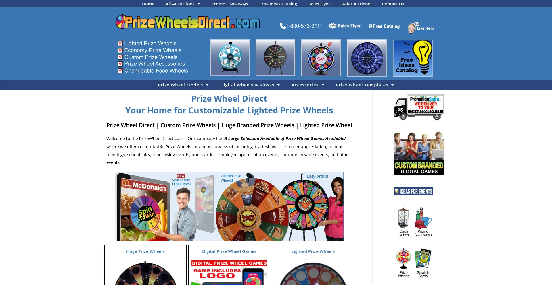 Prizewheelsdirect.com