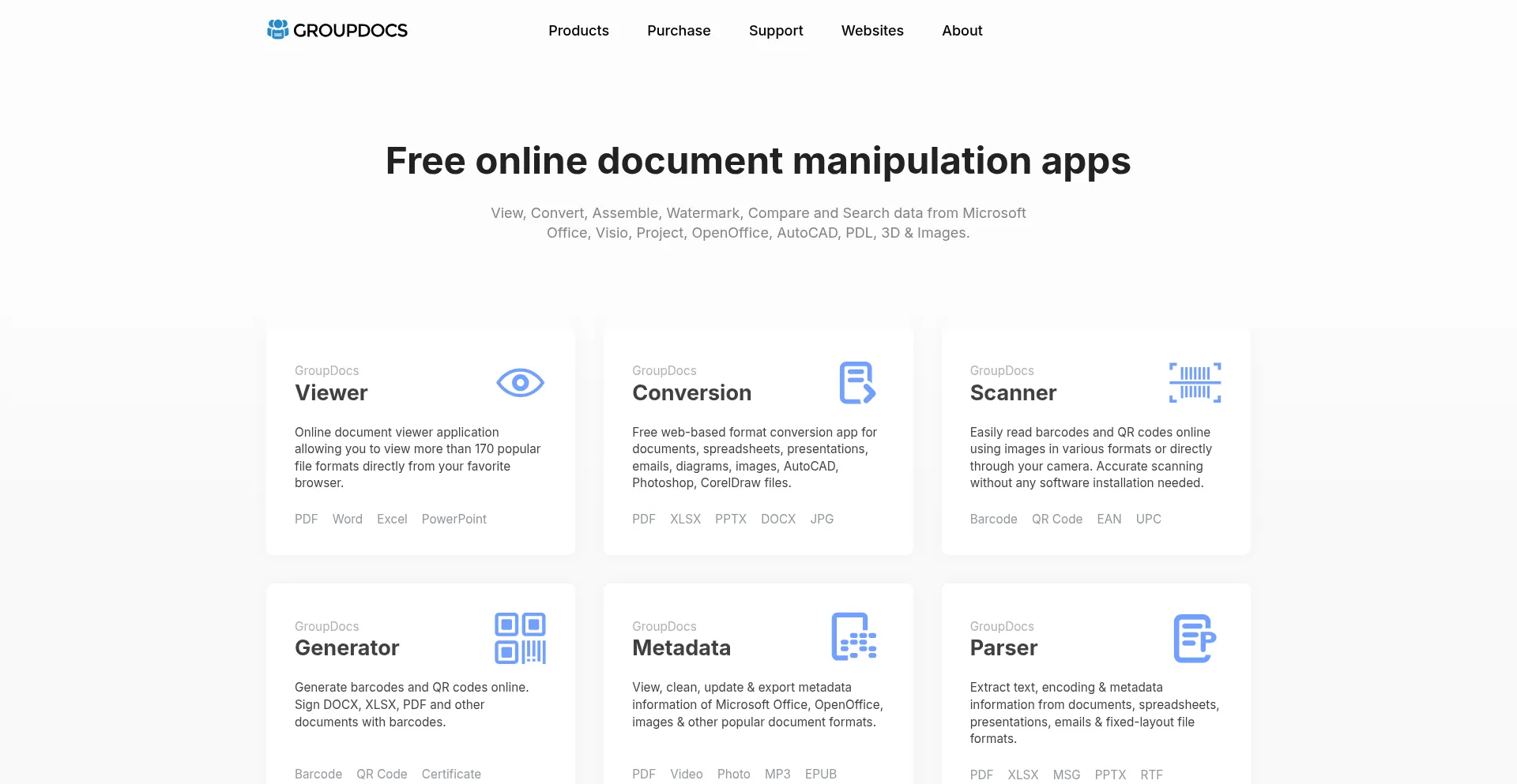 Products.groupdocs.app