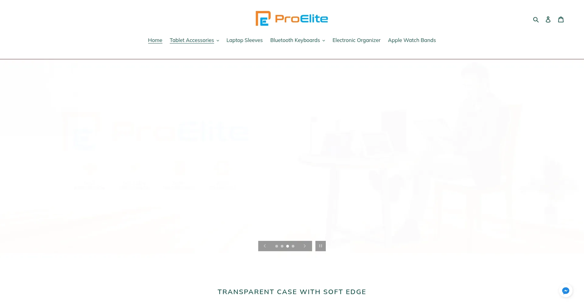 Website screenshot of Proelite.co.in