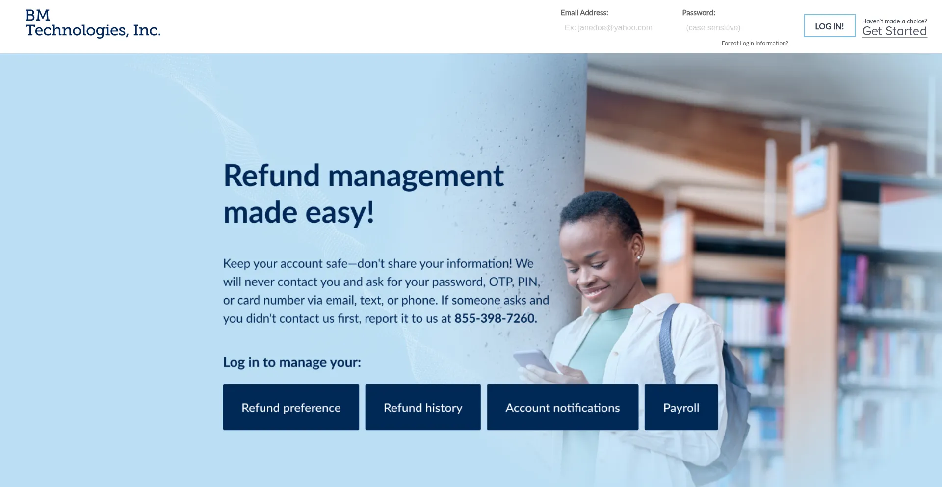 Profile.refundselection.com