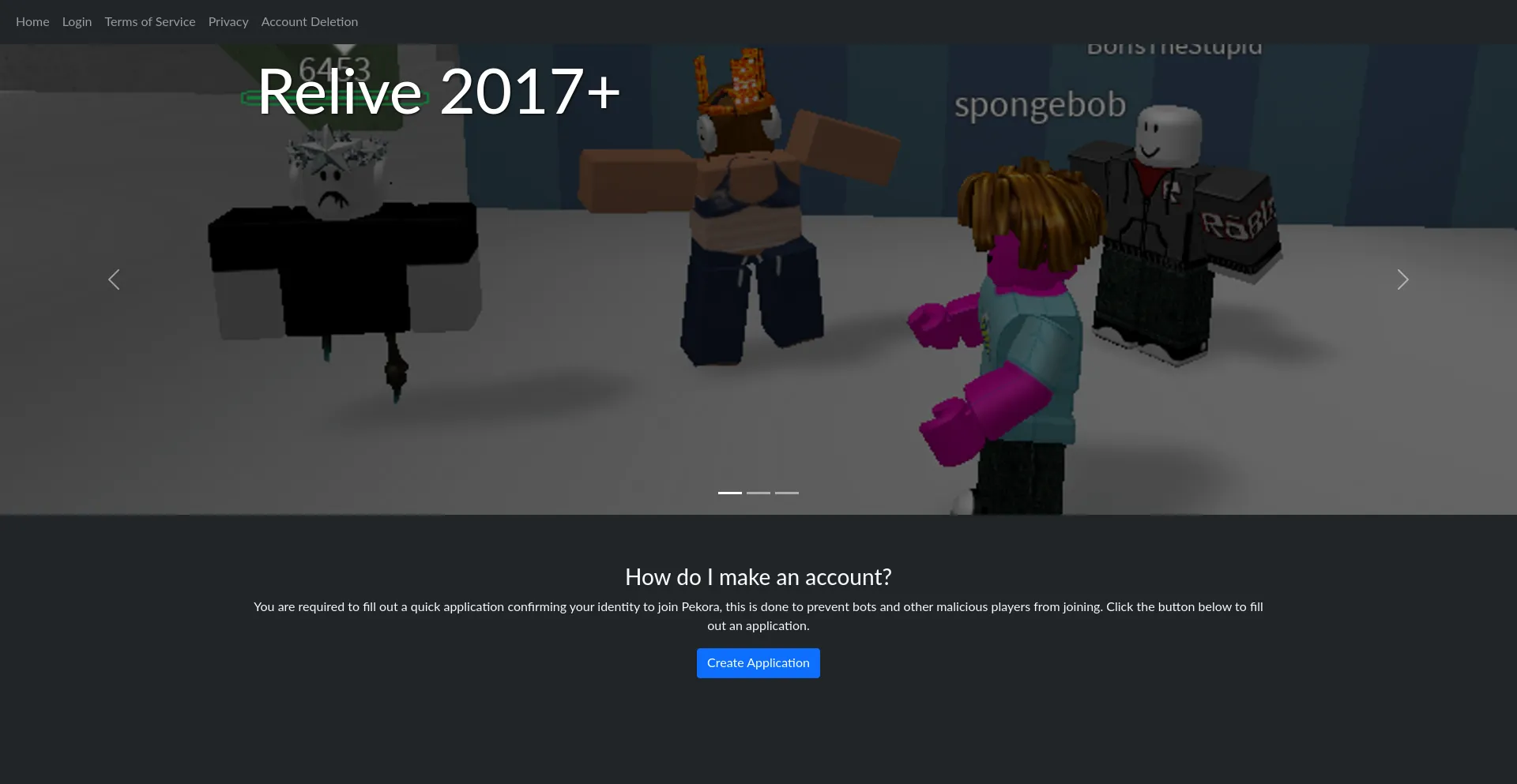 Website screenshot of Projex.zip