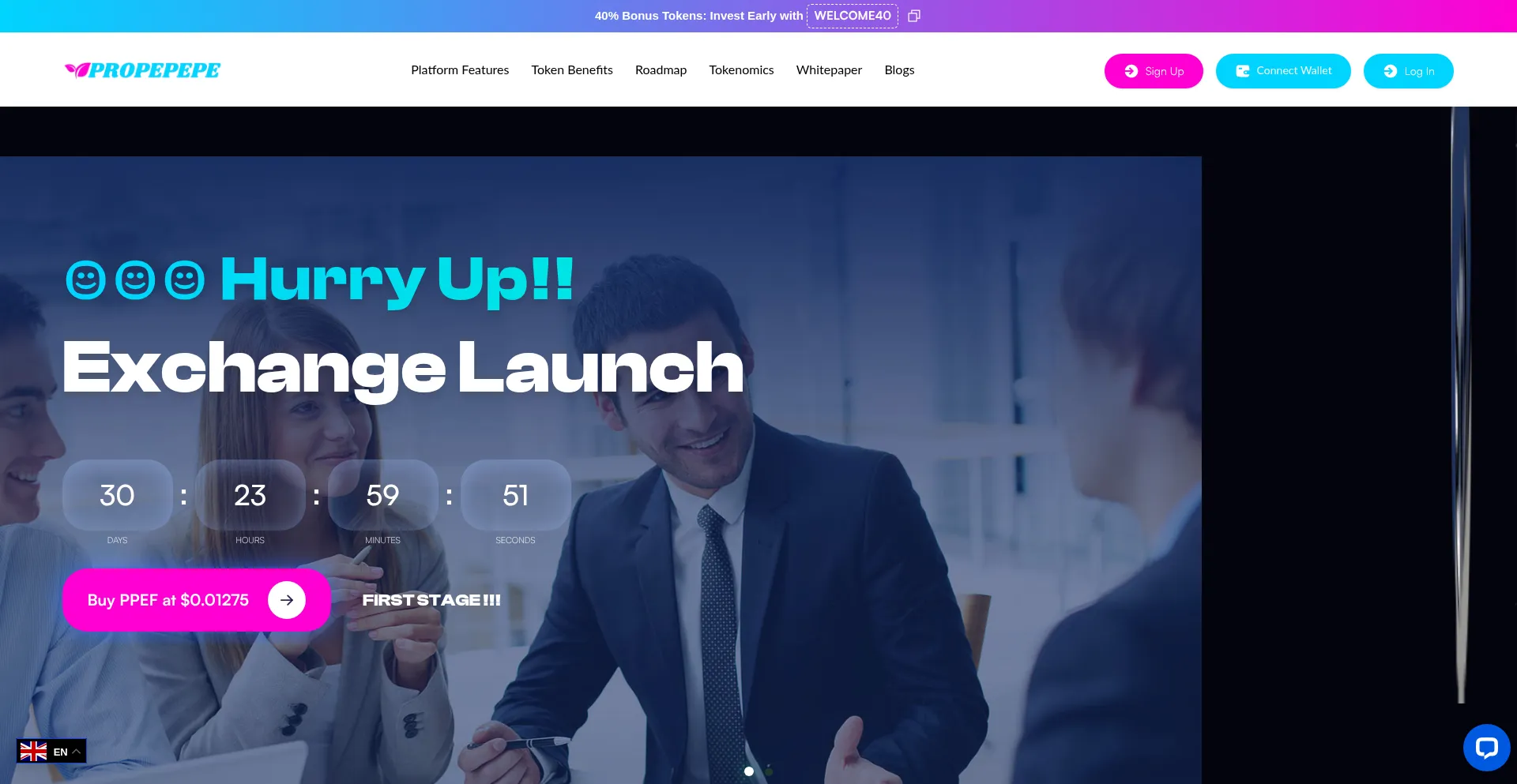 Website screenshot of Propepepe.com