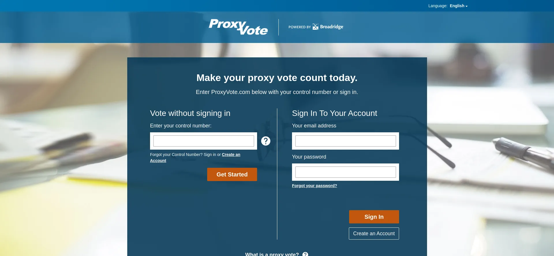 Proxyvote.com