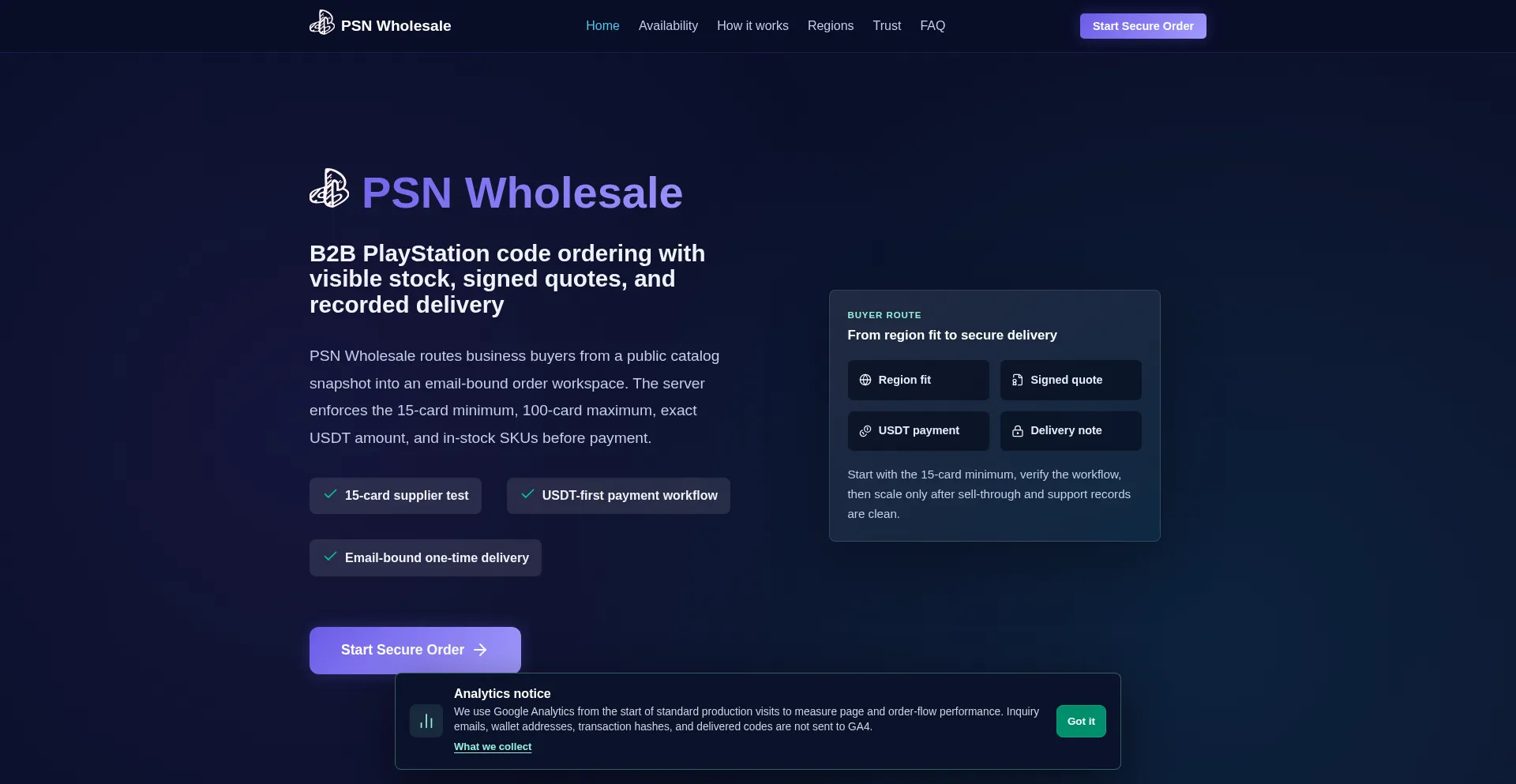 Psnwhole.sale