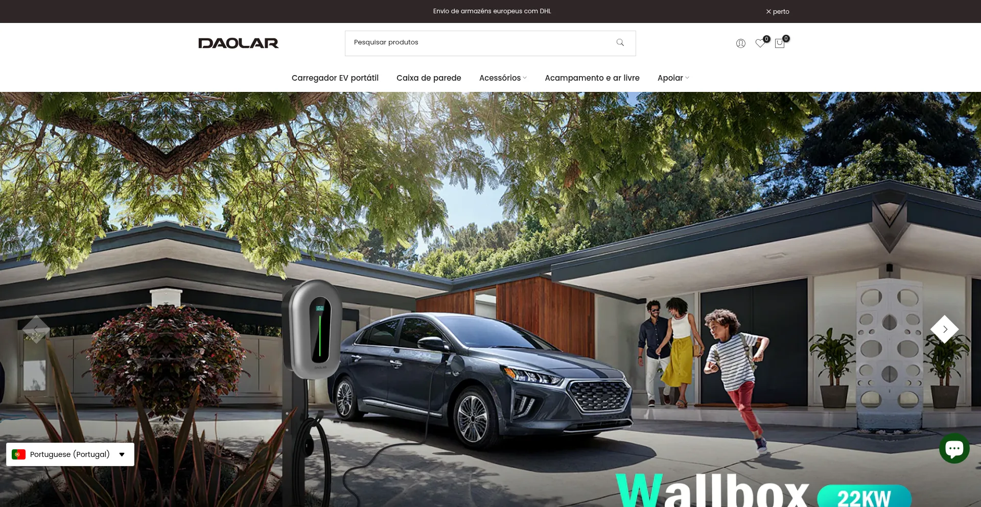 Website screenshot of Pt.daolar.com