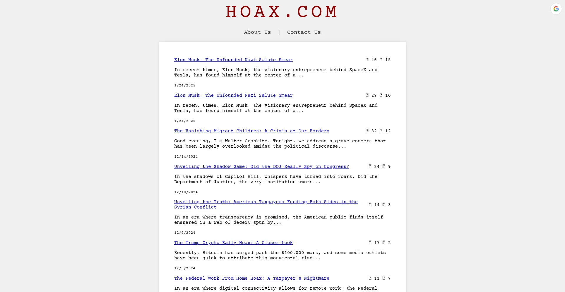 Publish.hoax.com