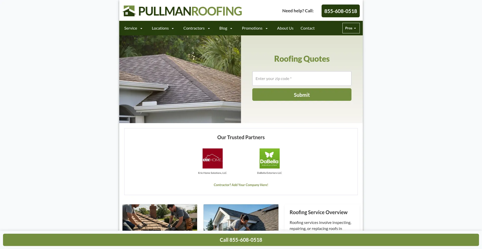 Pullmanroofs.com