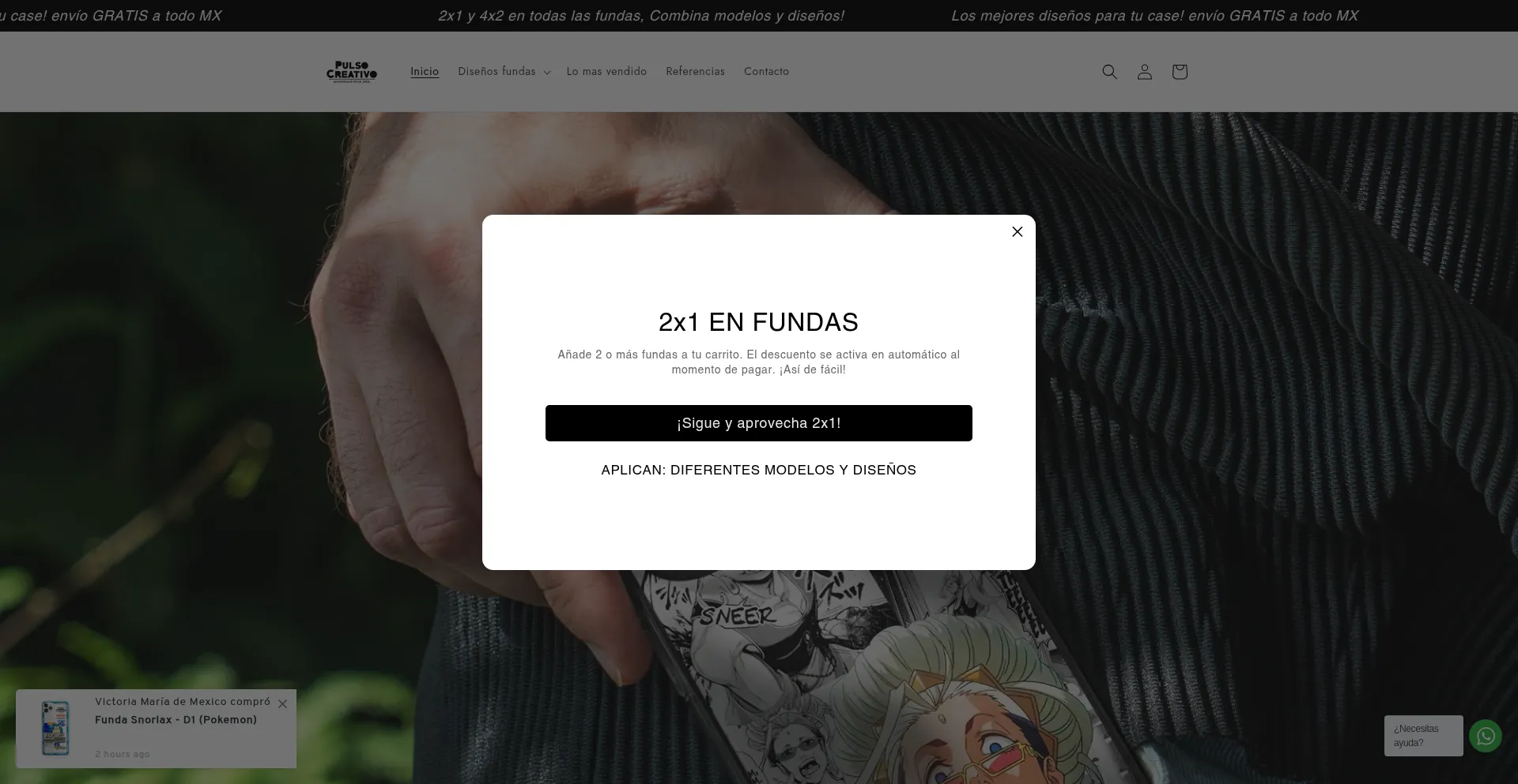 Website screenshot of Pulsomx.shop