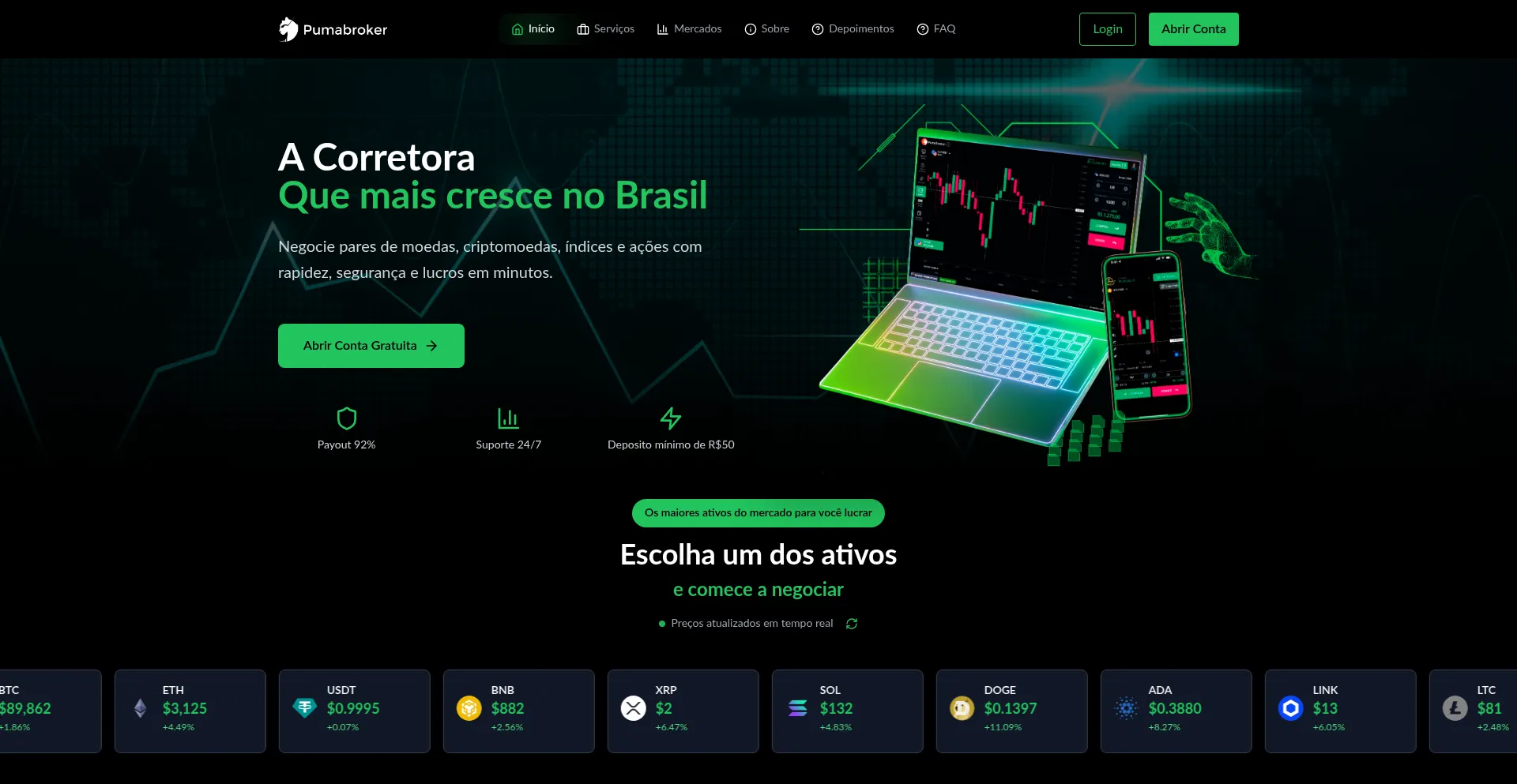 Pumabroker.io