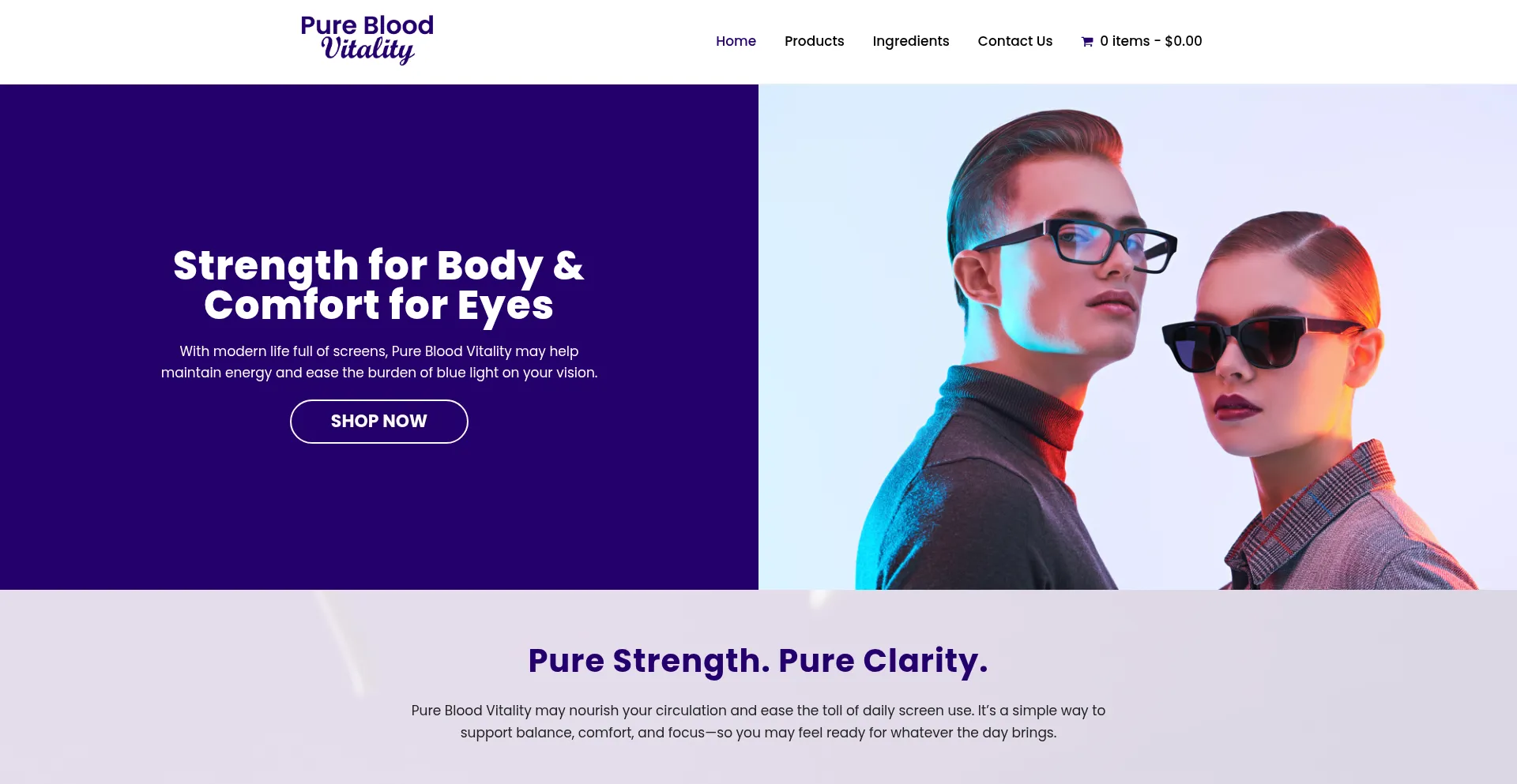 Purebloodvitality.com