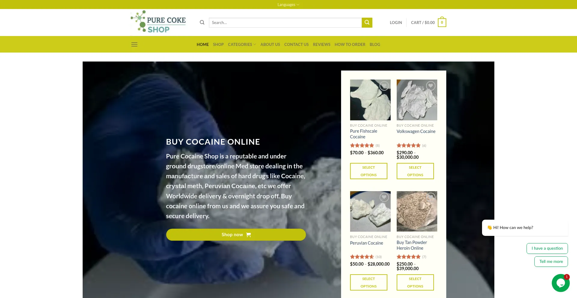 Purecokeshop.net