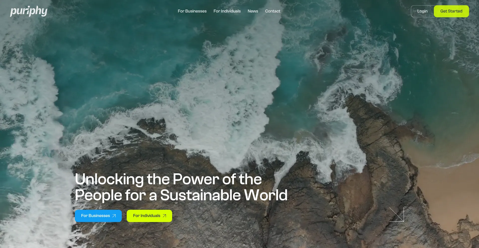 Website screenshot of Puriphy.eu
