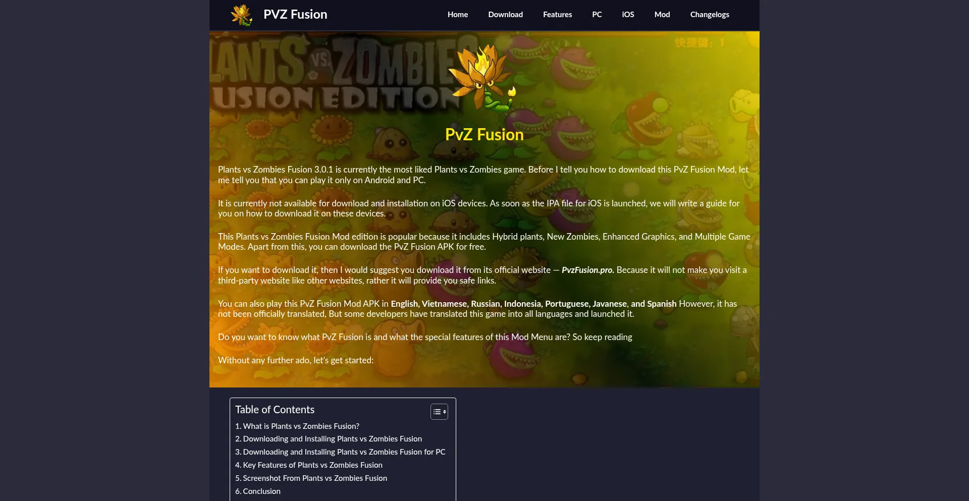 Pvzfusion.pro