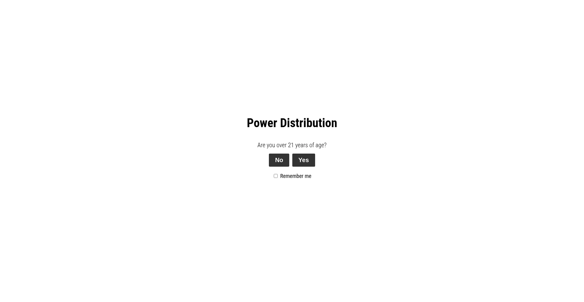 Website screenshot of Pwrdist.com