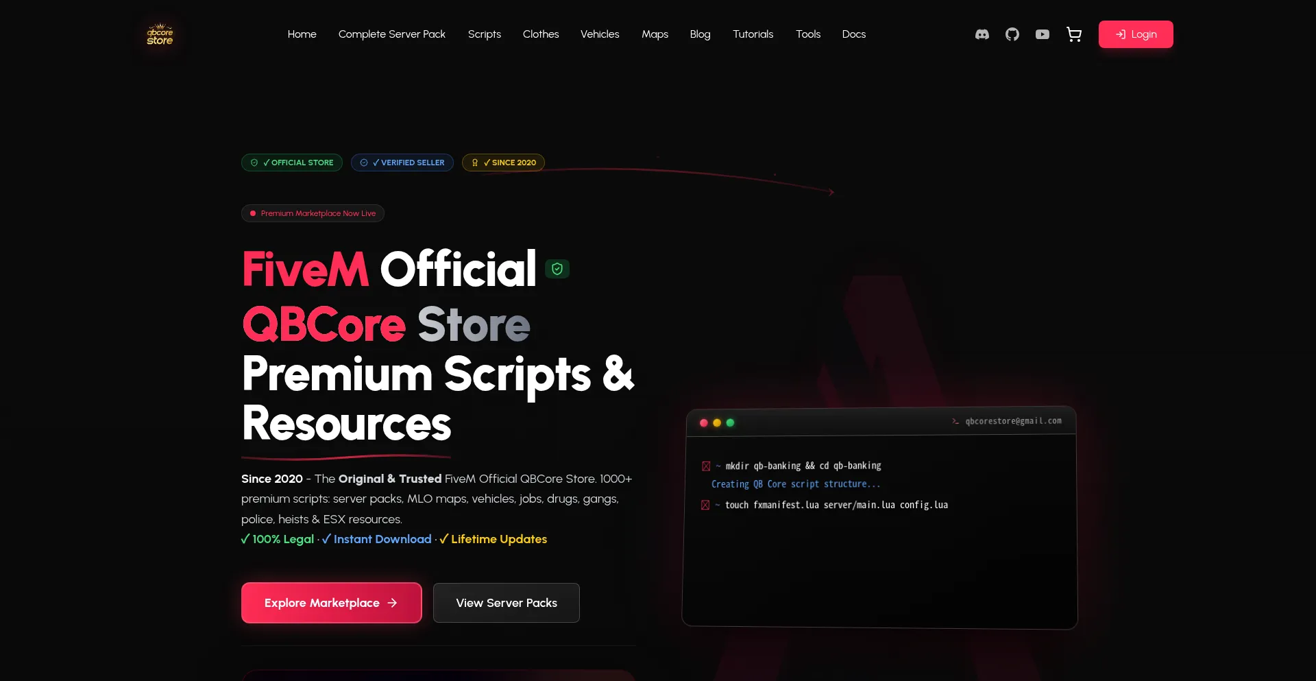 Qbcore.store