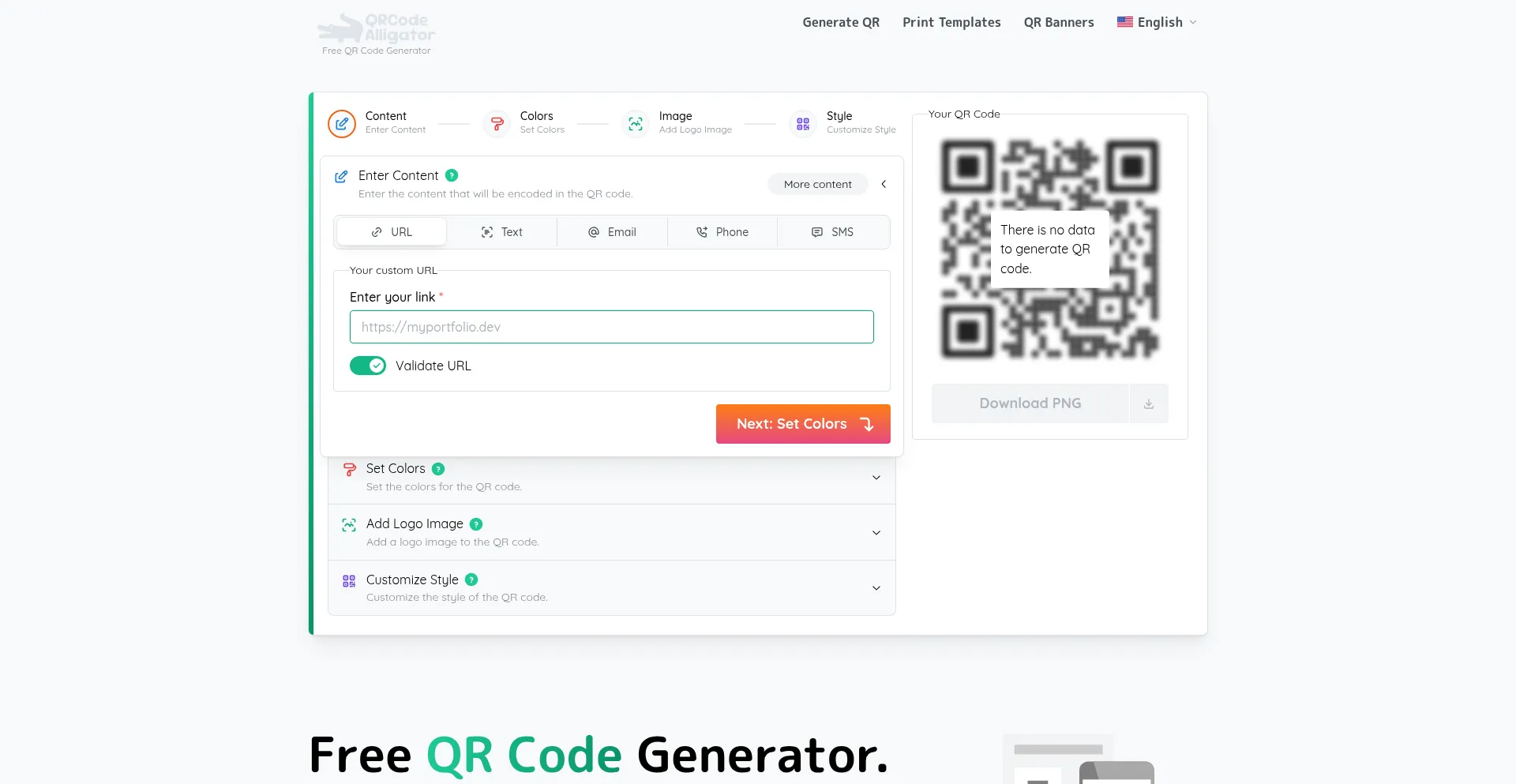 Qrcode-alligator.com