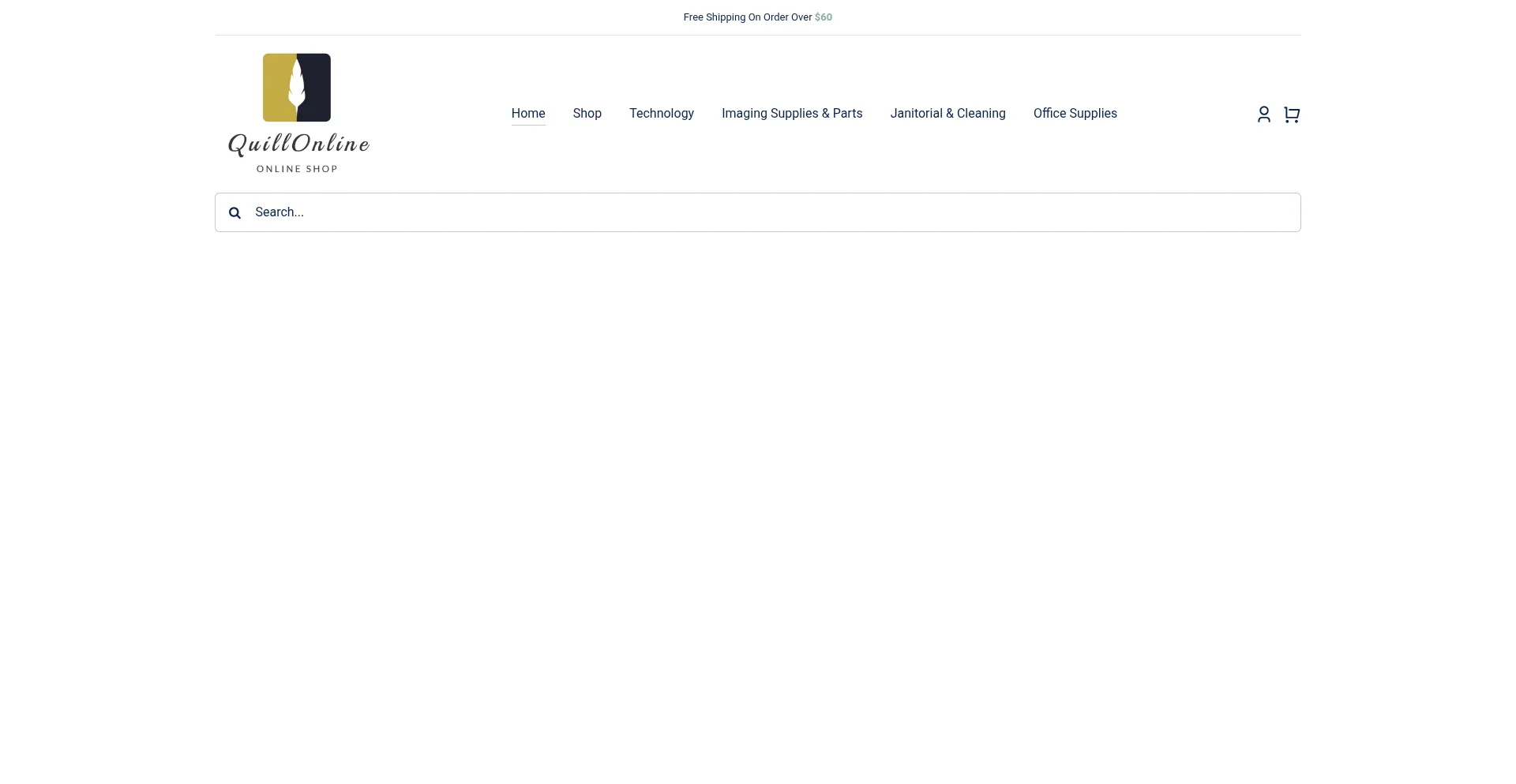 Website screenshot of Quillonline.com