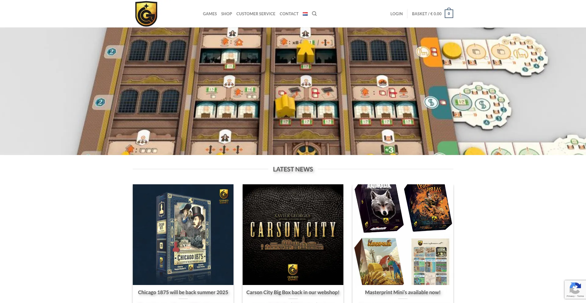 Website screenshot of Quined.nl
