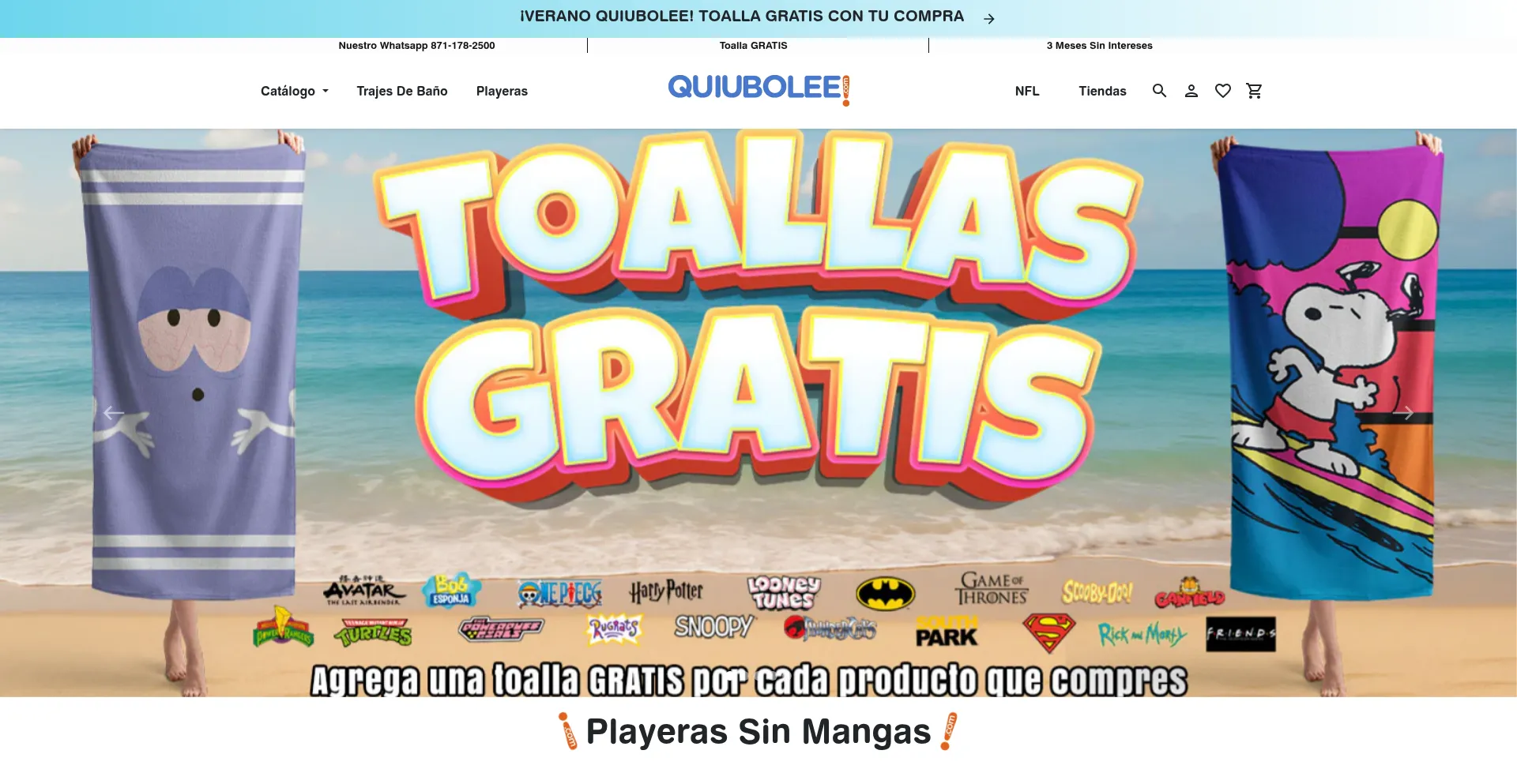 Website screenshot of Quiubolee.com