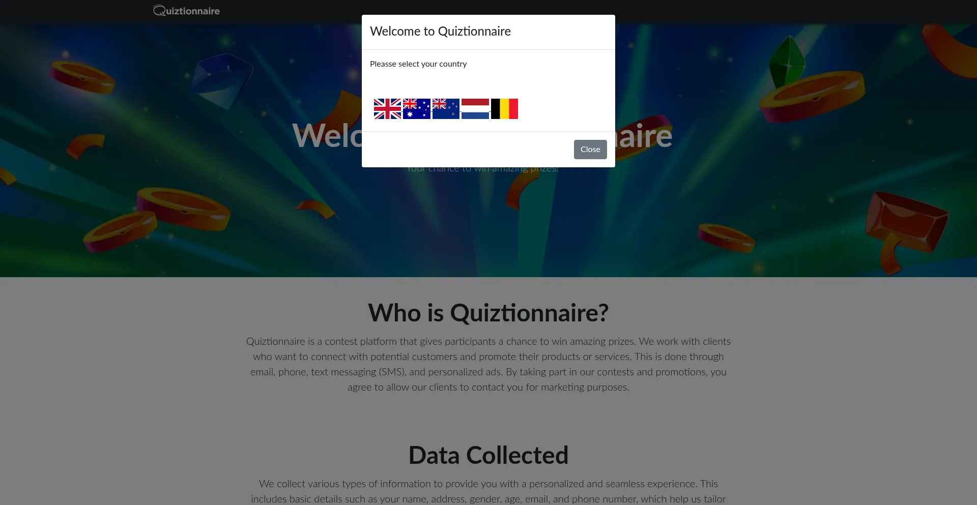 Quiztionnaire.co