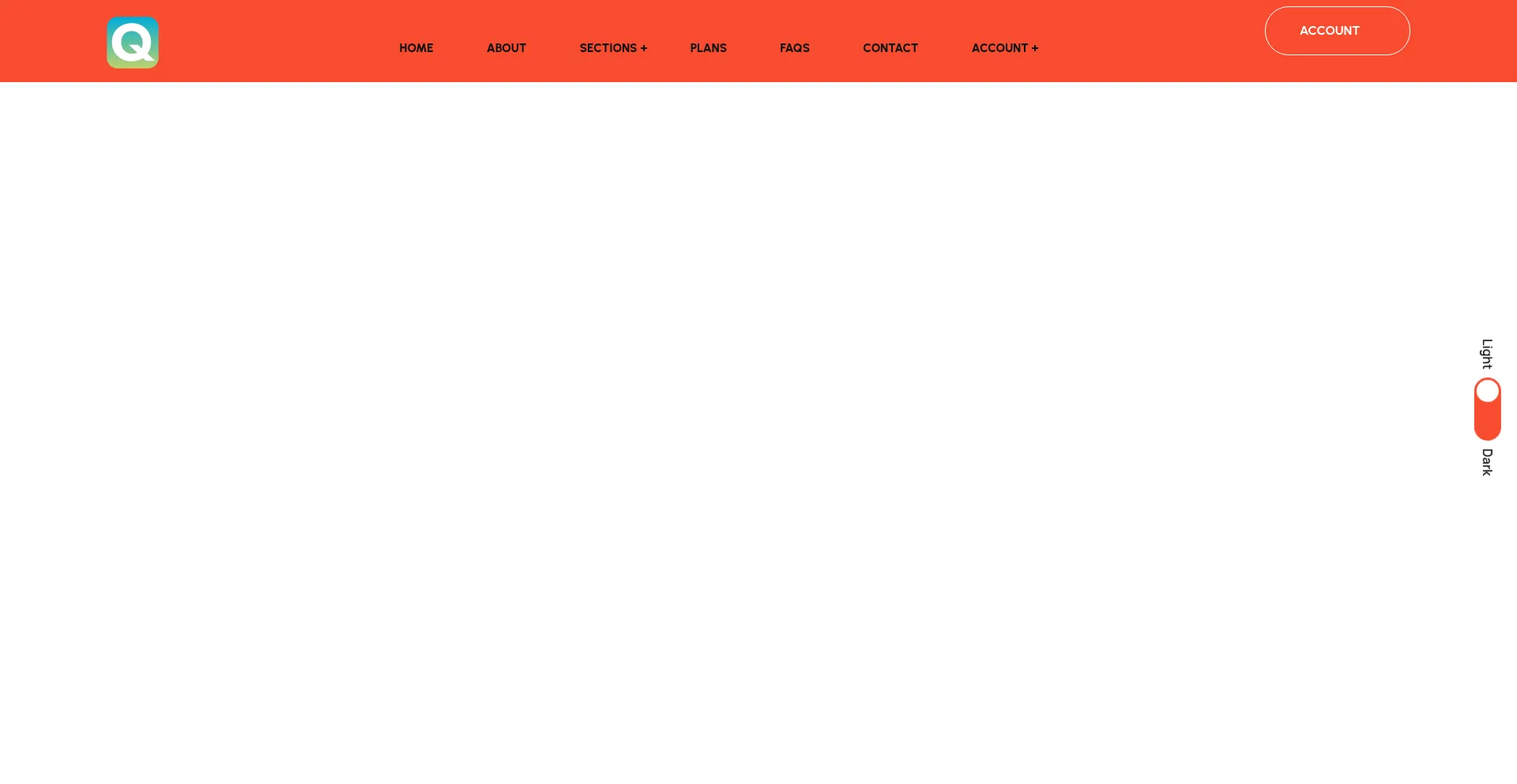 Website screenshot of Quorilasset.ltd