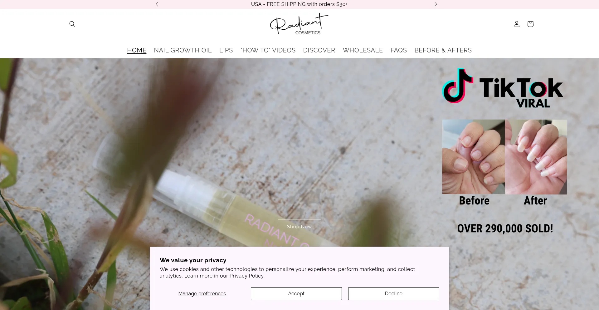 Radiantcosmetics.com