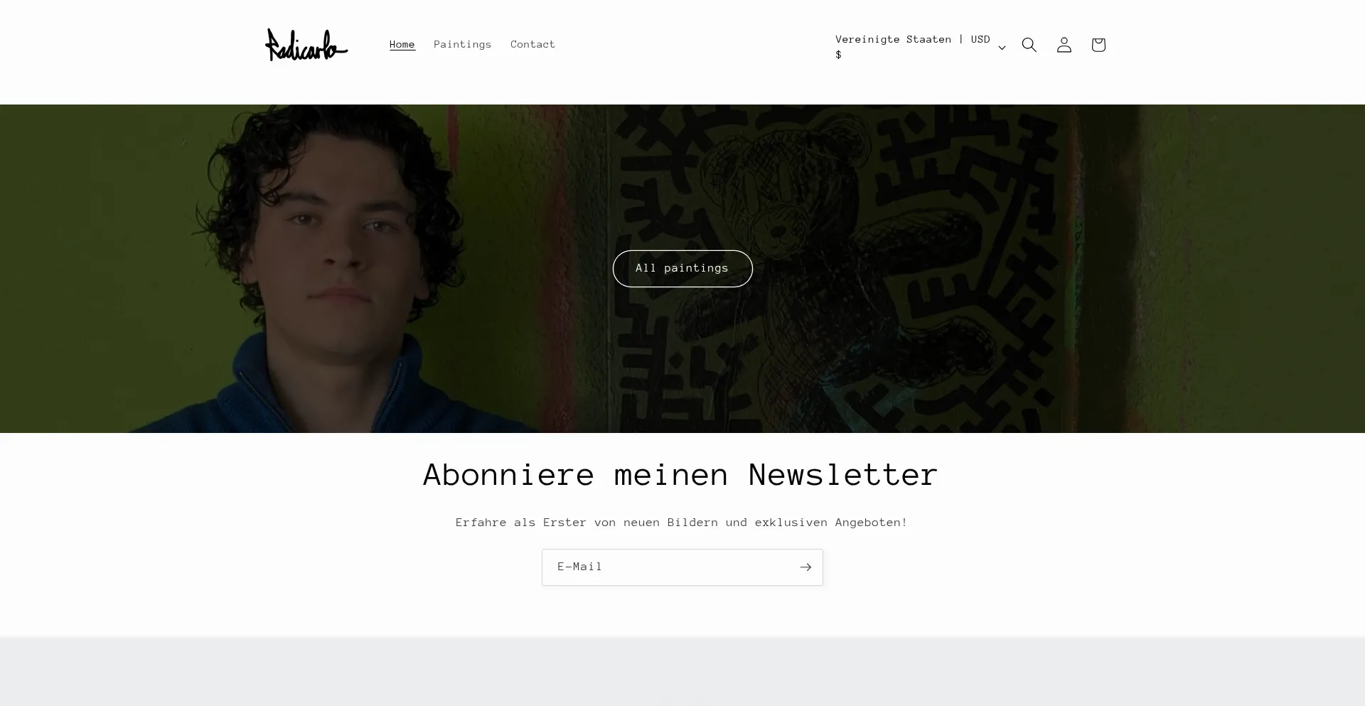 Website screenshot of Radicarlo.de