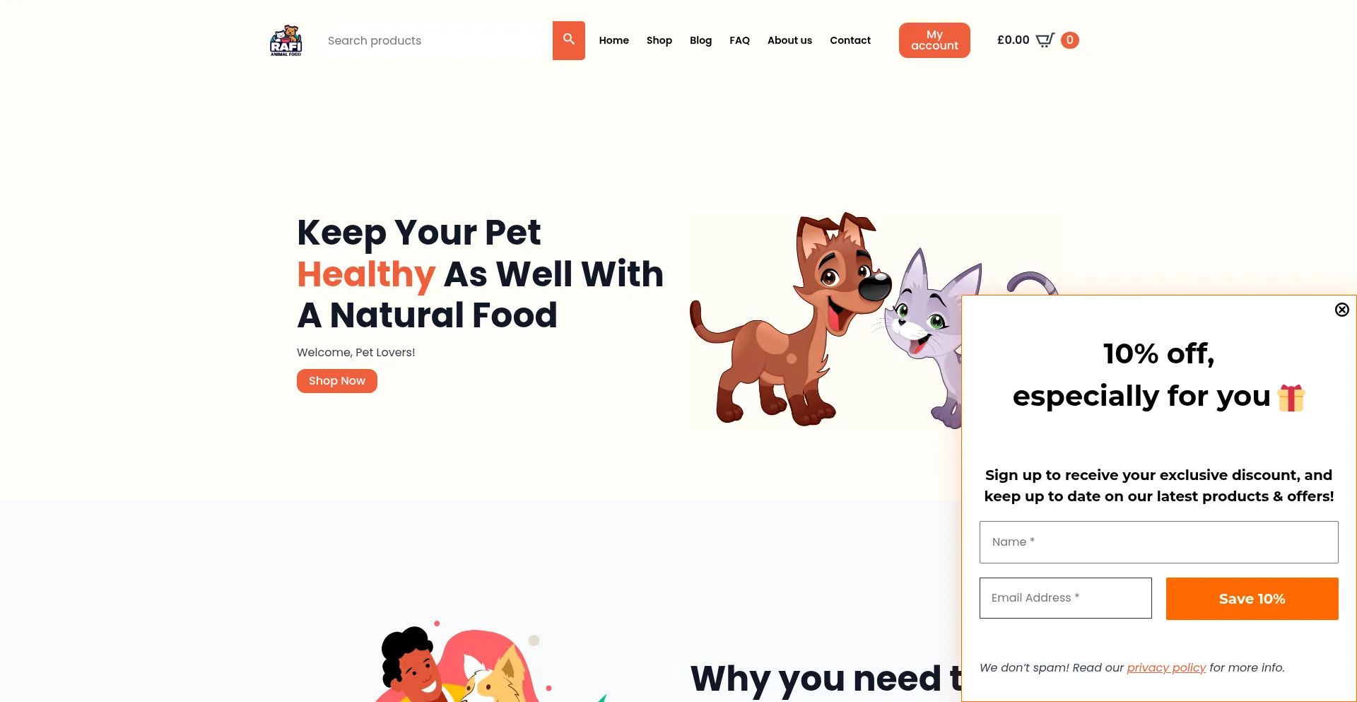 Rafianimalfood.co.uk
