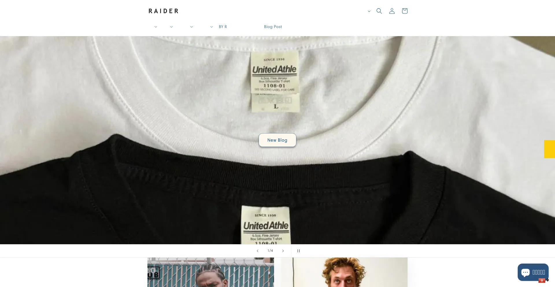 Website screenshot of Raiderhk.com