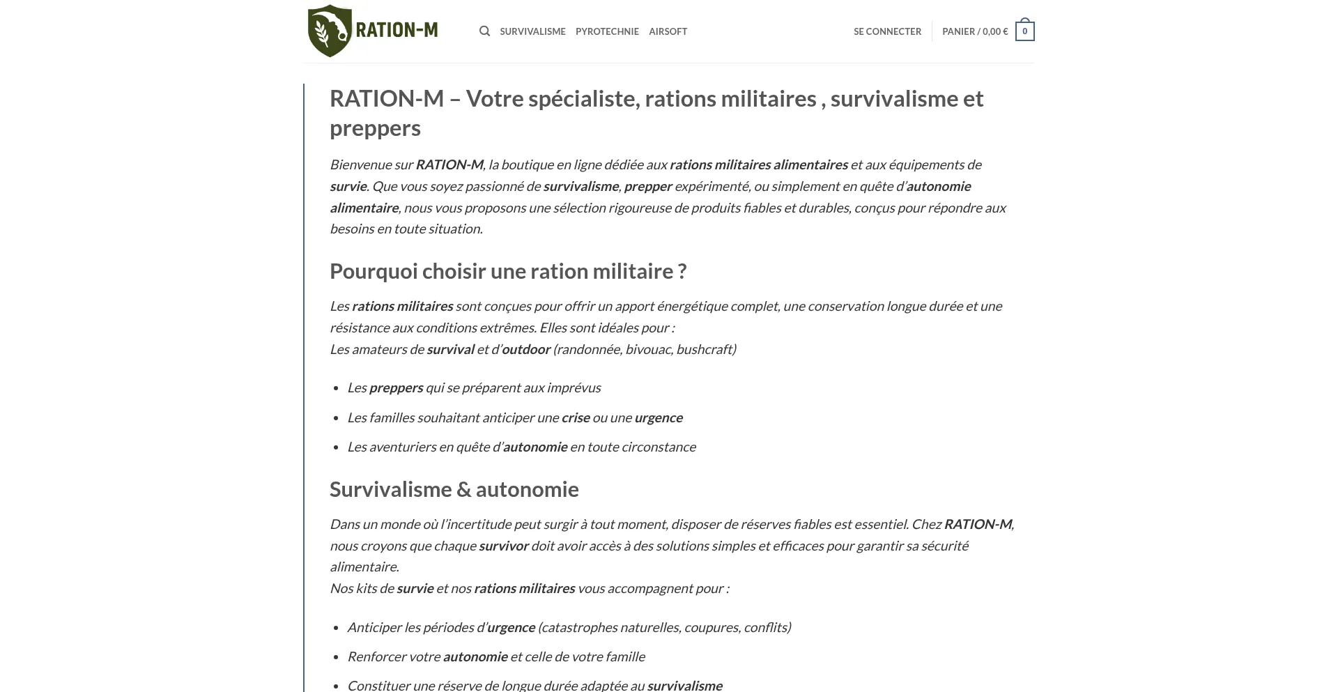 Ration-m.fr
