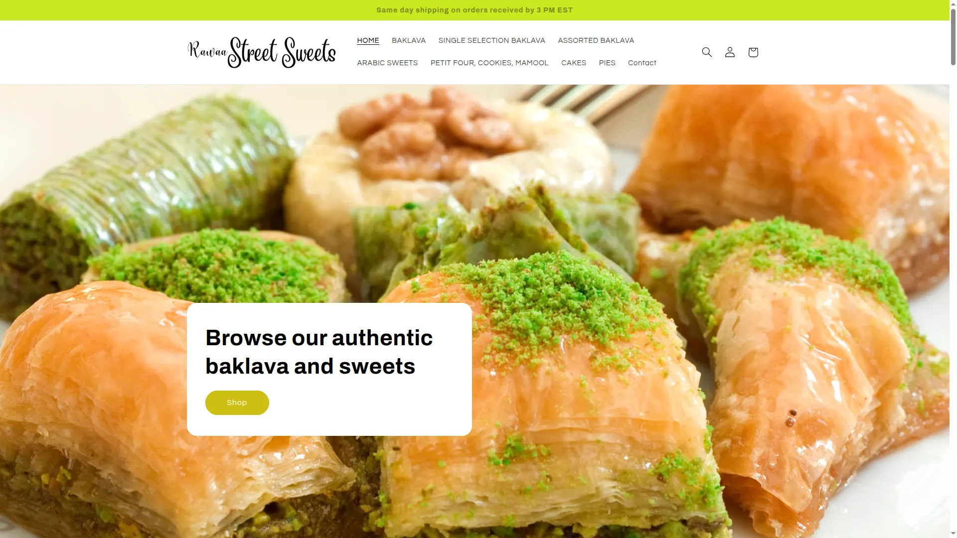 Rawaastreetsweets.com