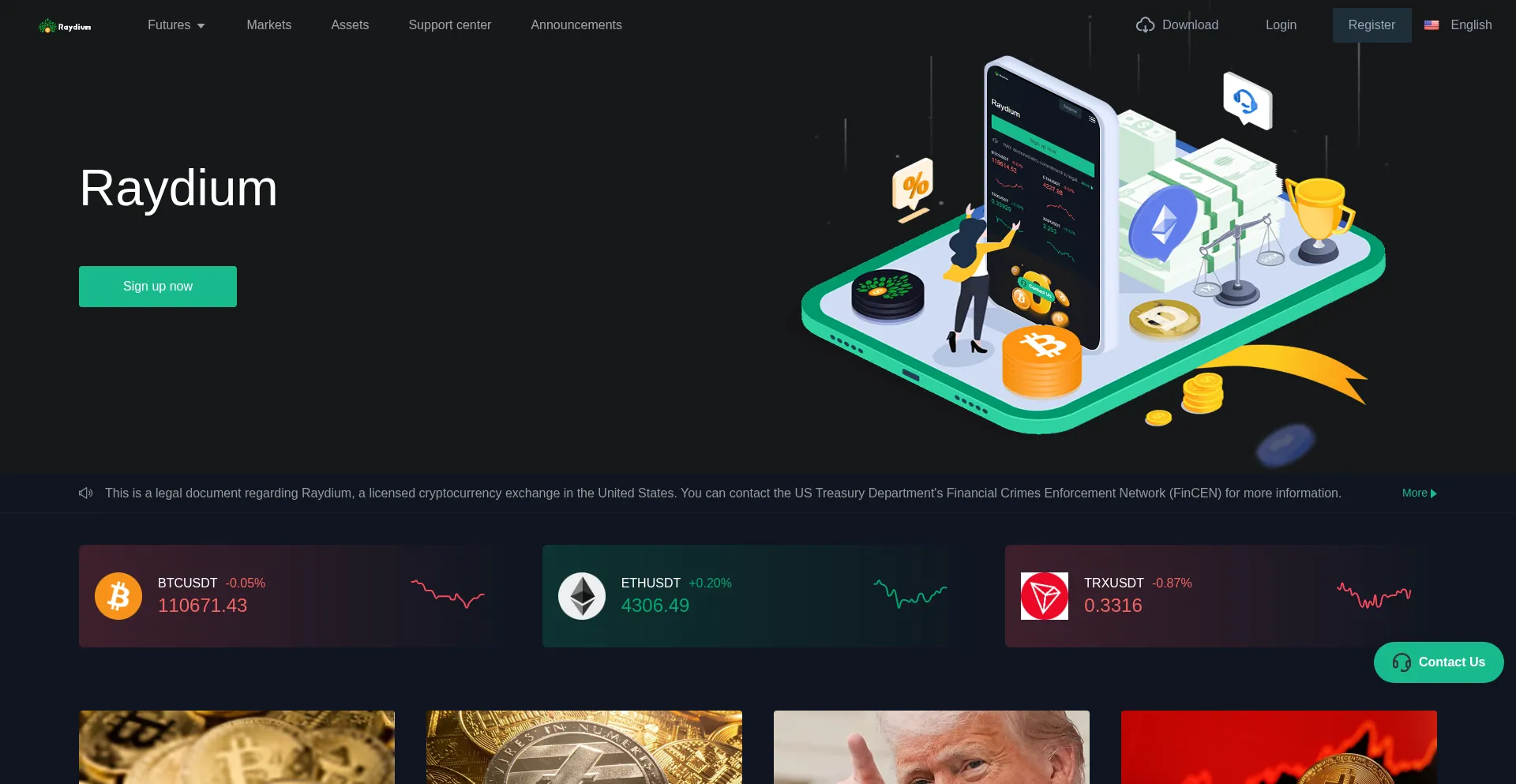 Website screenshot of Rayxe.com