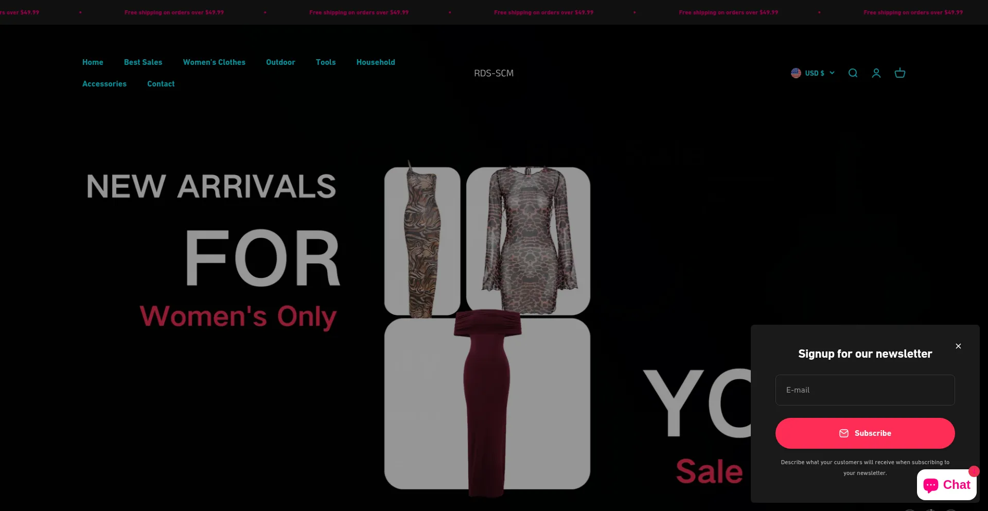 Website screenshot of Rdsscm.com