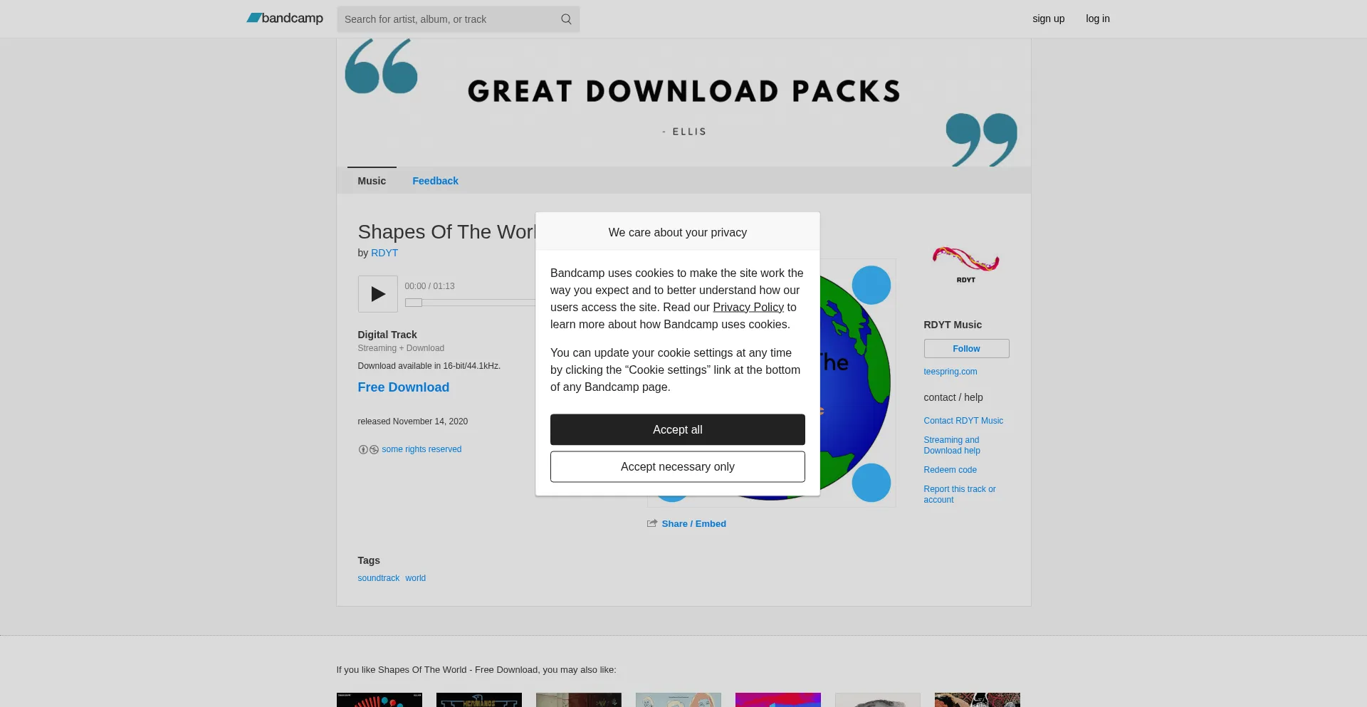 Rdyt.bandcamp.com