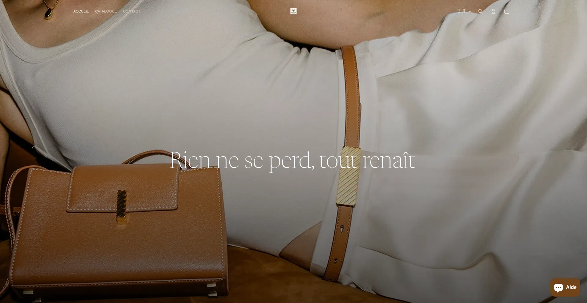 Website screenshot of Re-nouveau.com