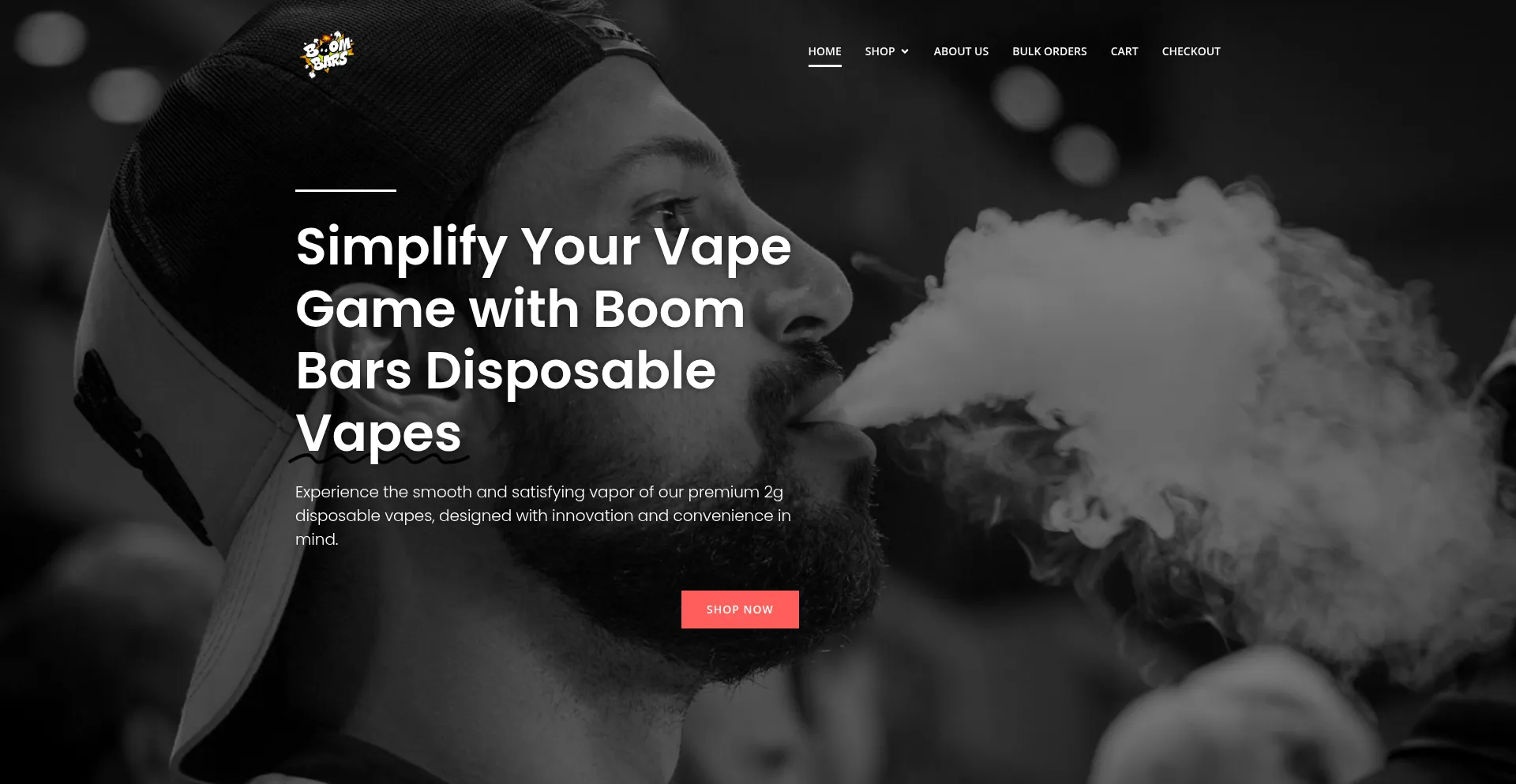 Website screenshot of Realboombars.com