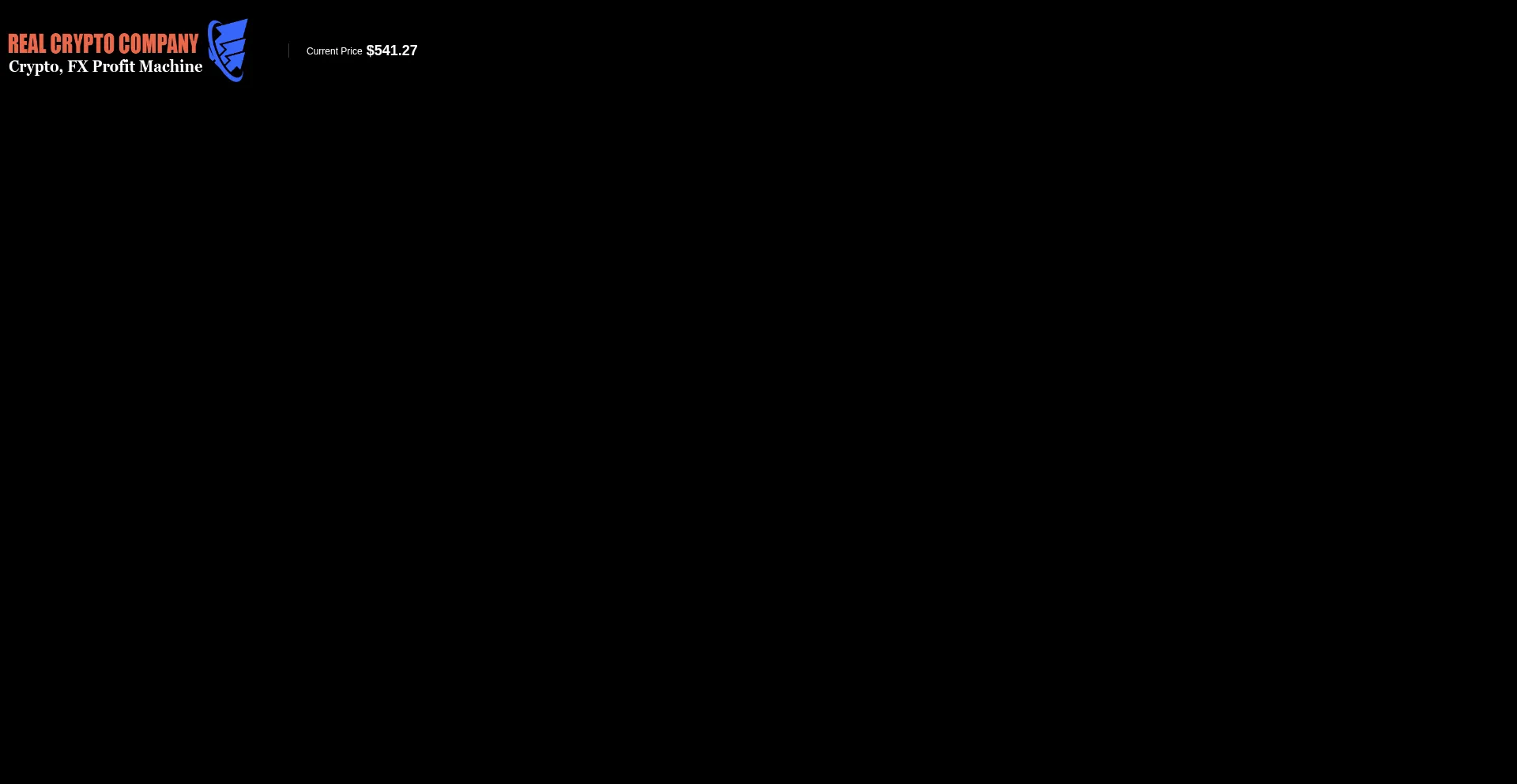Website screenshot of Realcryptco.com