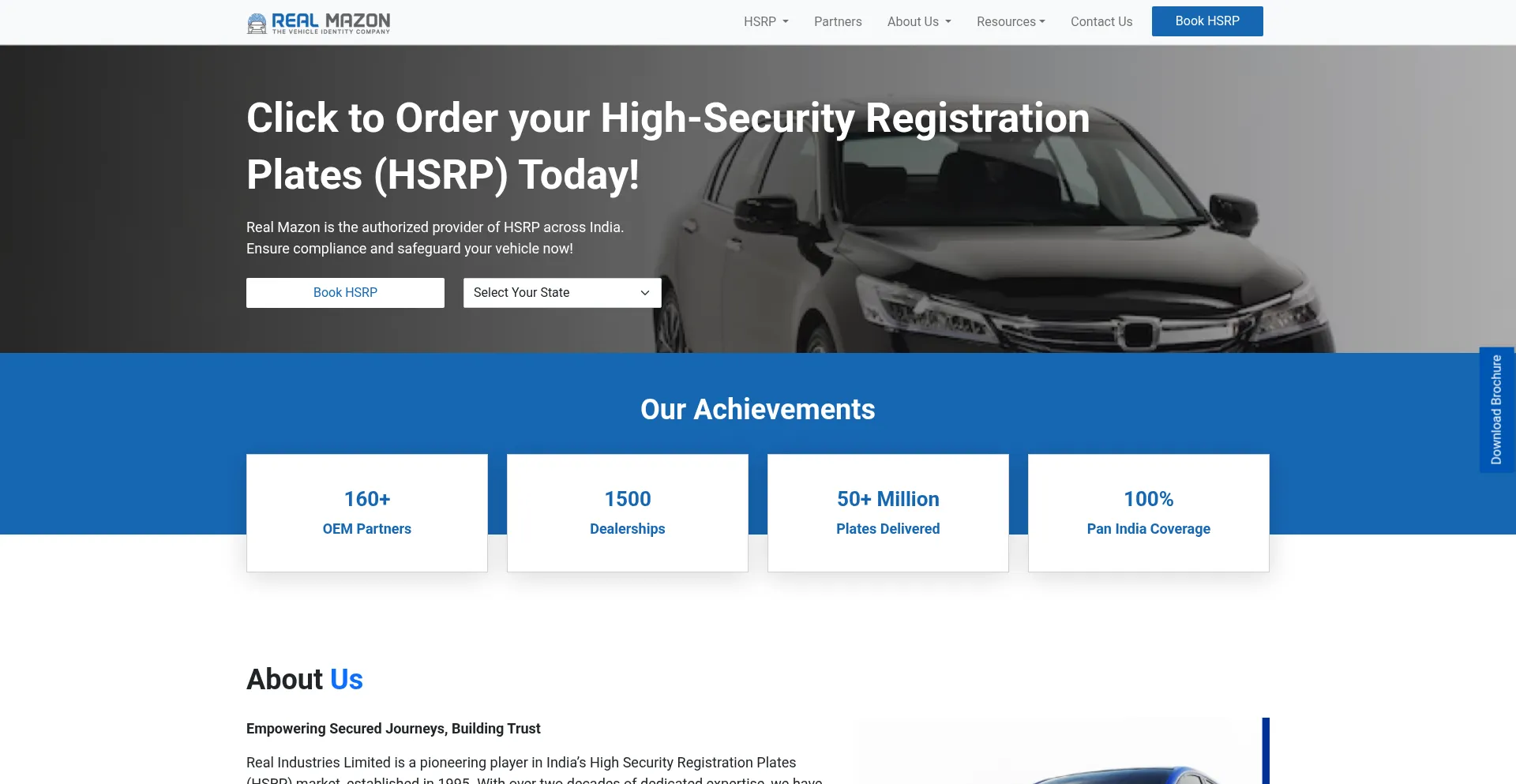 Website screenshot of Realmazon.com