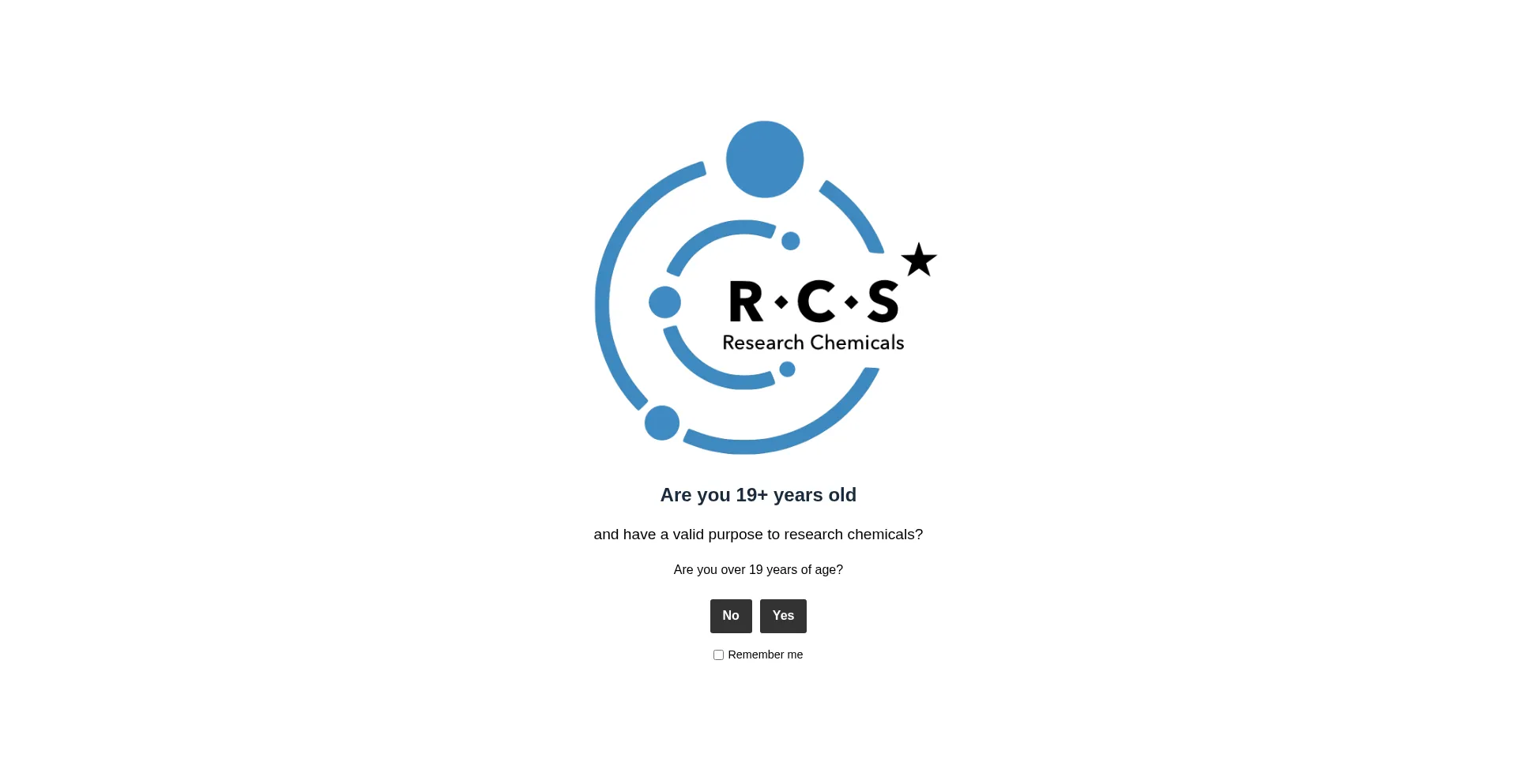 Website screenshot of Rechemsupply.com