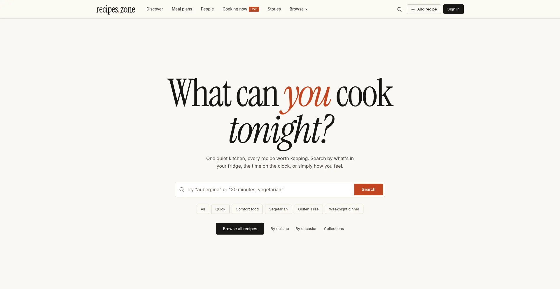 Recipes.zone