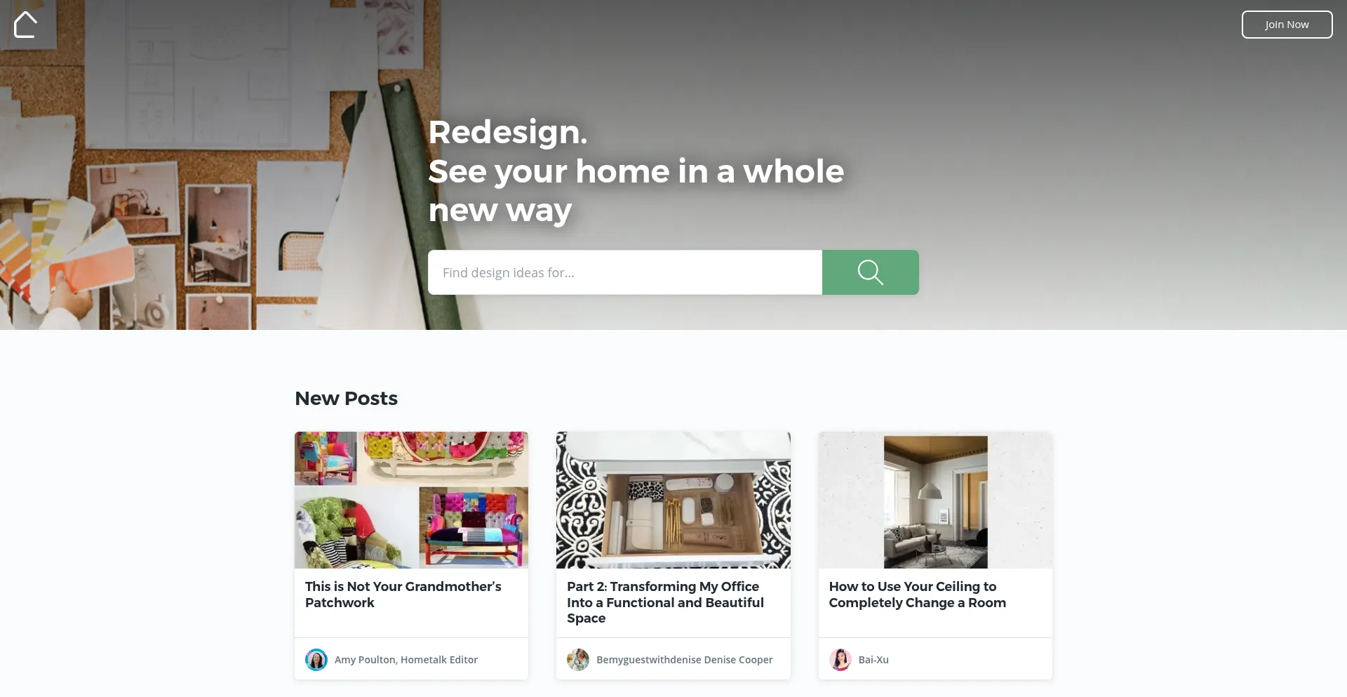 Website screenshot of Redesigndaily.com
