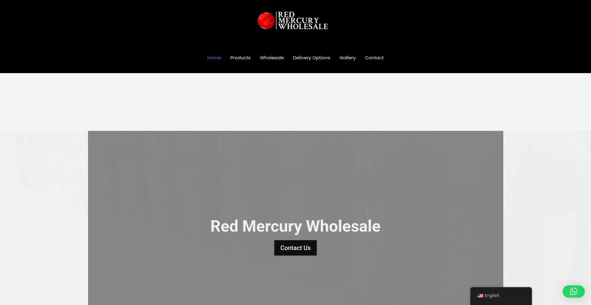 Website screenshot of Redmercurywholesale.de